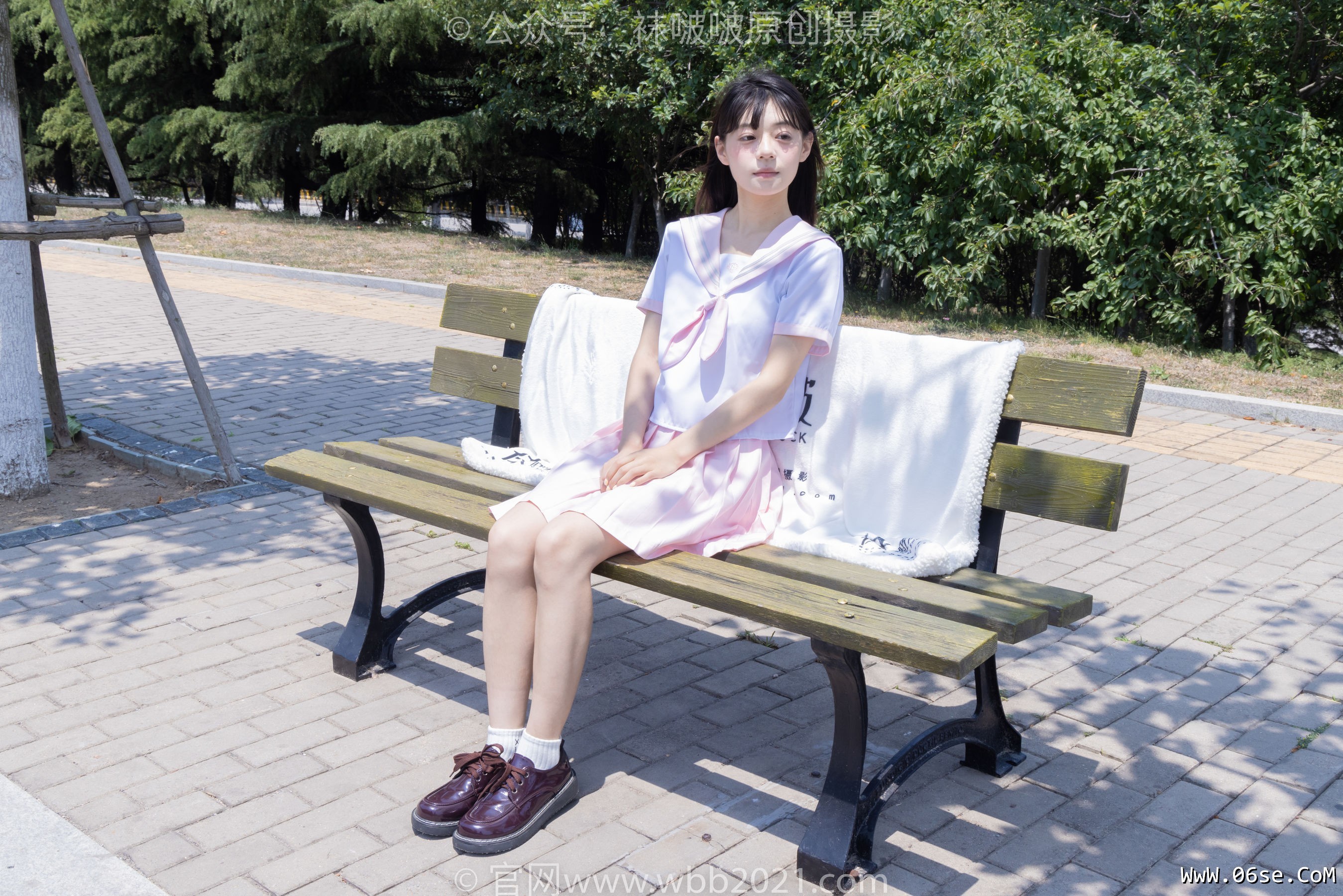 图片[74]-BoBoSocks袜啵啵 No.399 糯米 -皮鞋、白棉袜、jk制服[145P]-六色网