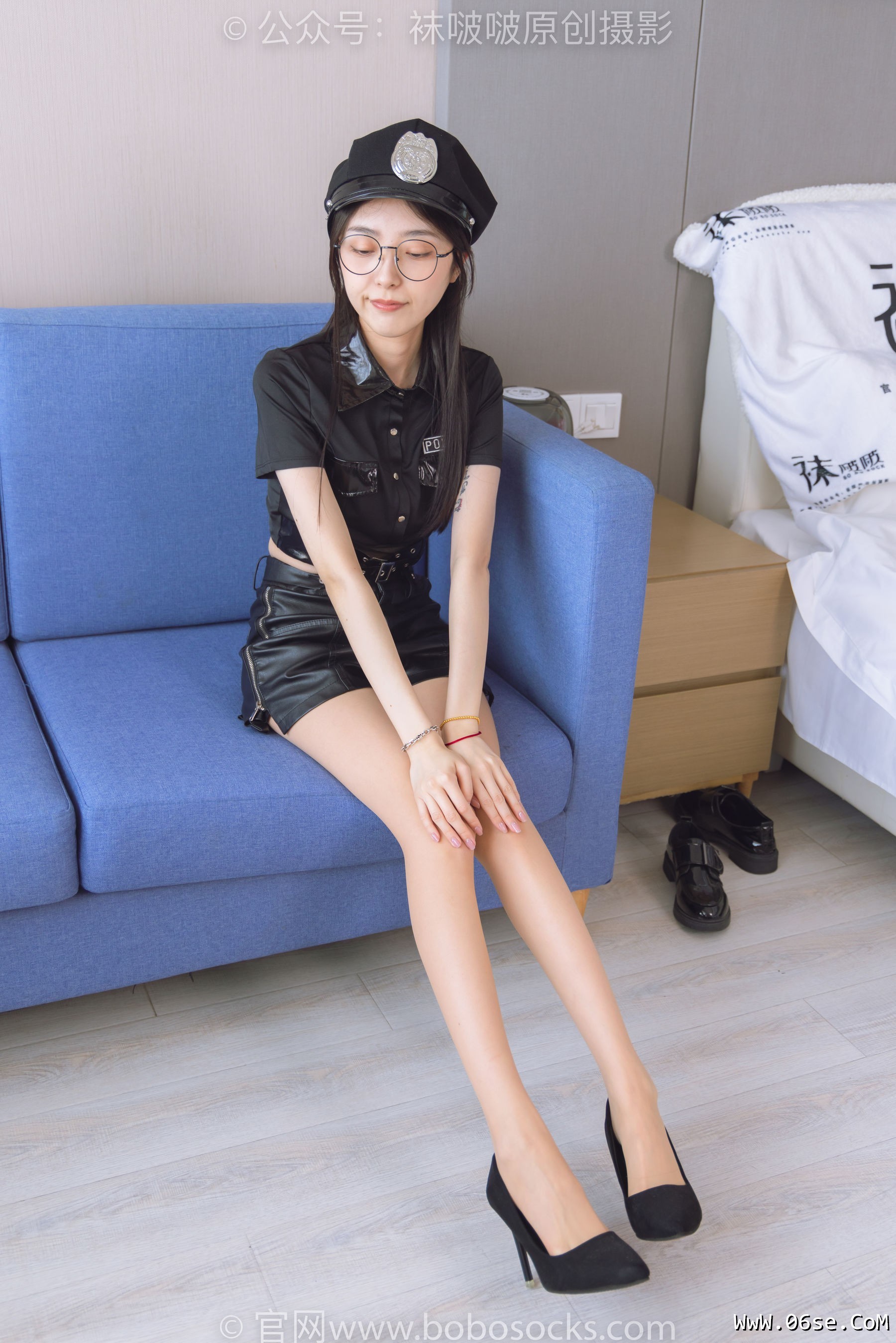 图片[125]-BoBoSocks袜啵啵 No.198 稚予-皮鞋、黑色小腿袜、高跟鞋、肉丝[138P]-六色网