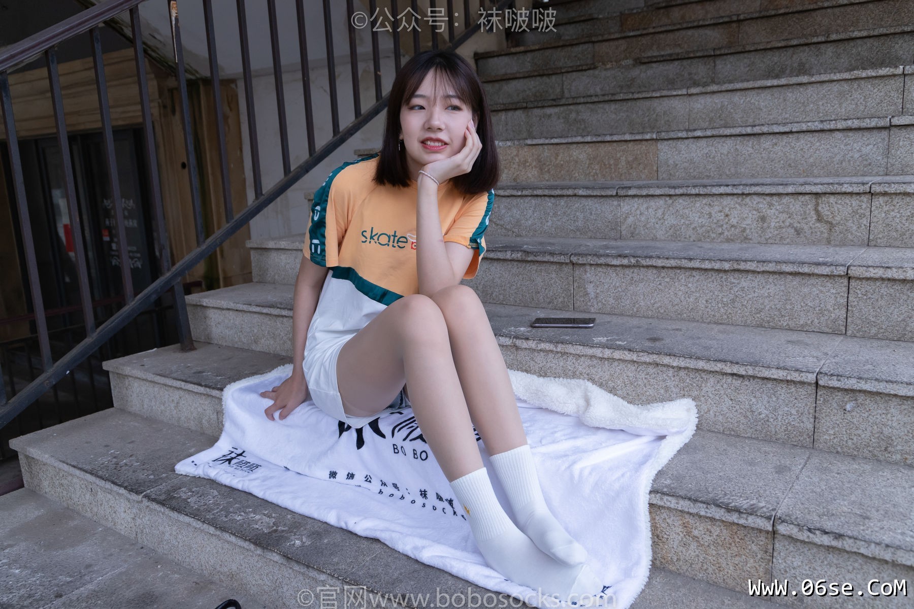 图片[125]-BoBoSocks袜啵啵 No.069 小甜豆-vans板鞋、白棉袜、肉丝[135P]-六色网