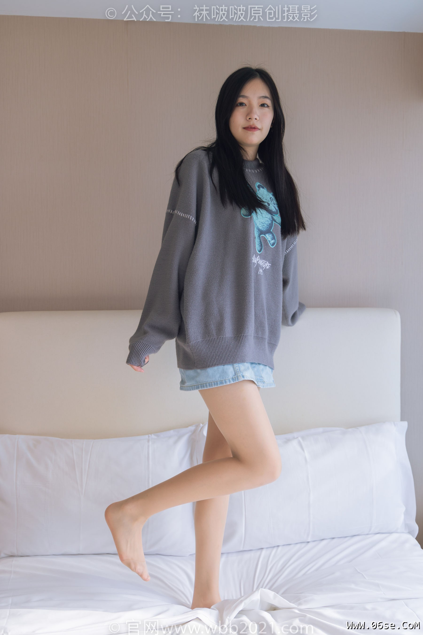 图片[40]-BoBoSocks袜啵啵 No.354 小甜豆 -运动鞋、肉丝[140P]-六色网