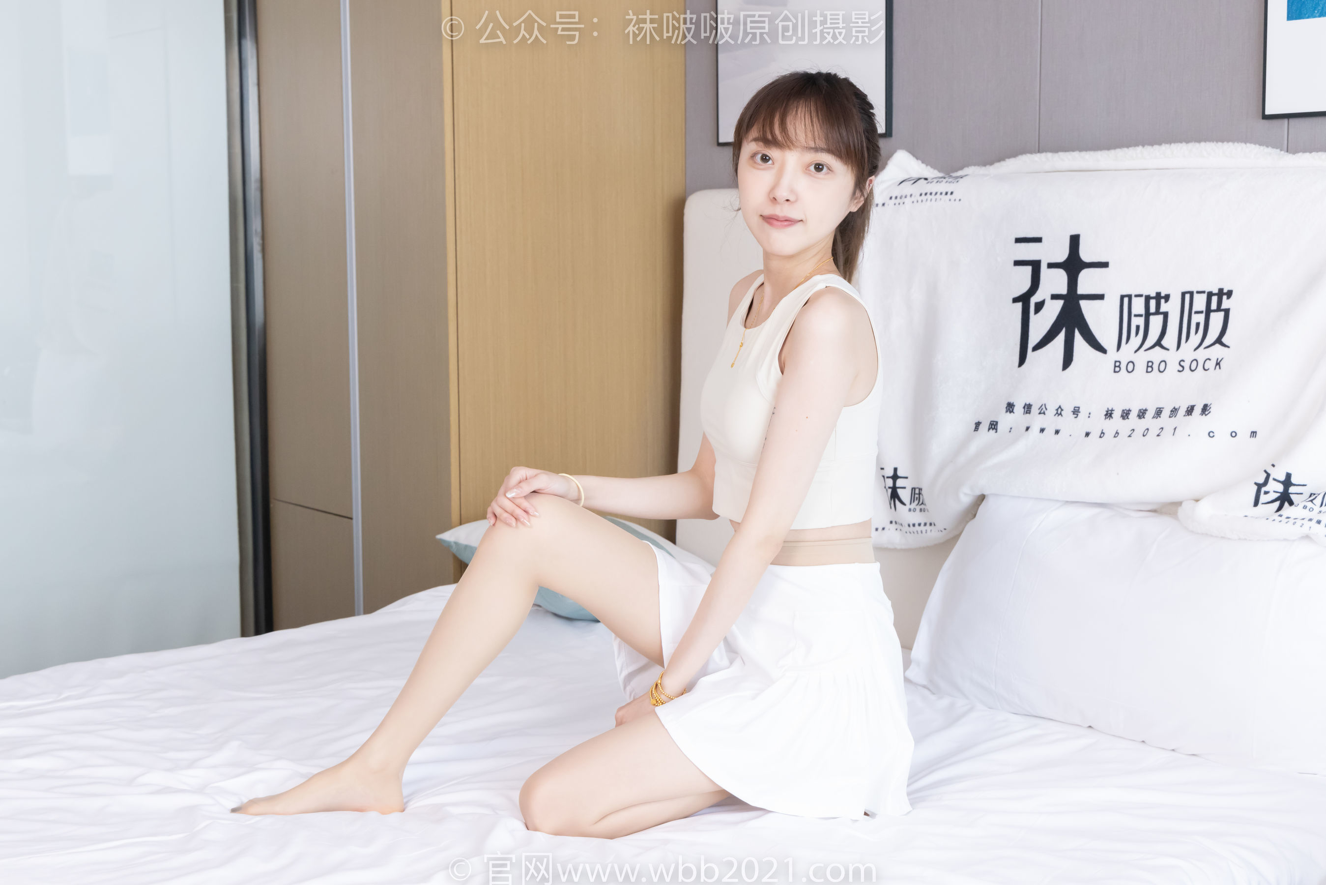 图片[117]-BoBoSocks袜啵啵 No.424 稚予 -运动鞋、白棉袜、肉丝、腰丝[140P]-六色网