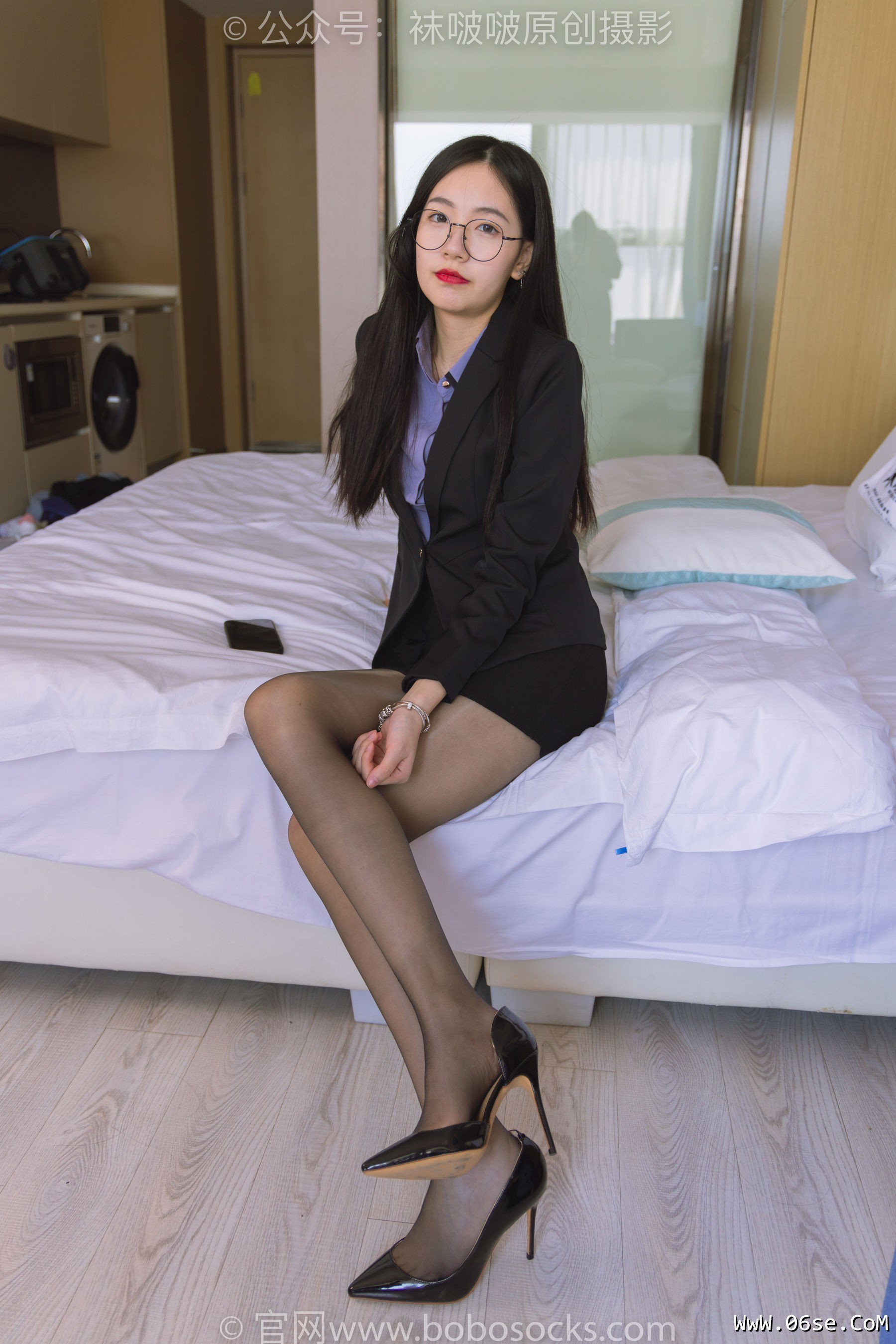 图片[125]-BoBoSocks袜啵啵 No.216 小甜豆-两双高跟鞋、肉丝、油亮黑丝[145P]-六色网
