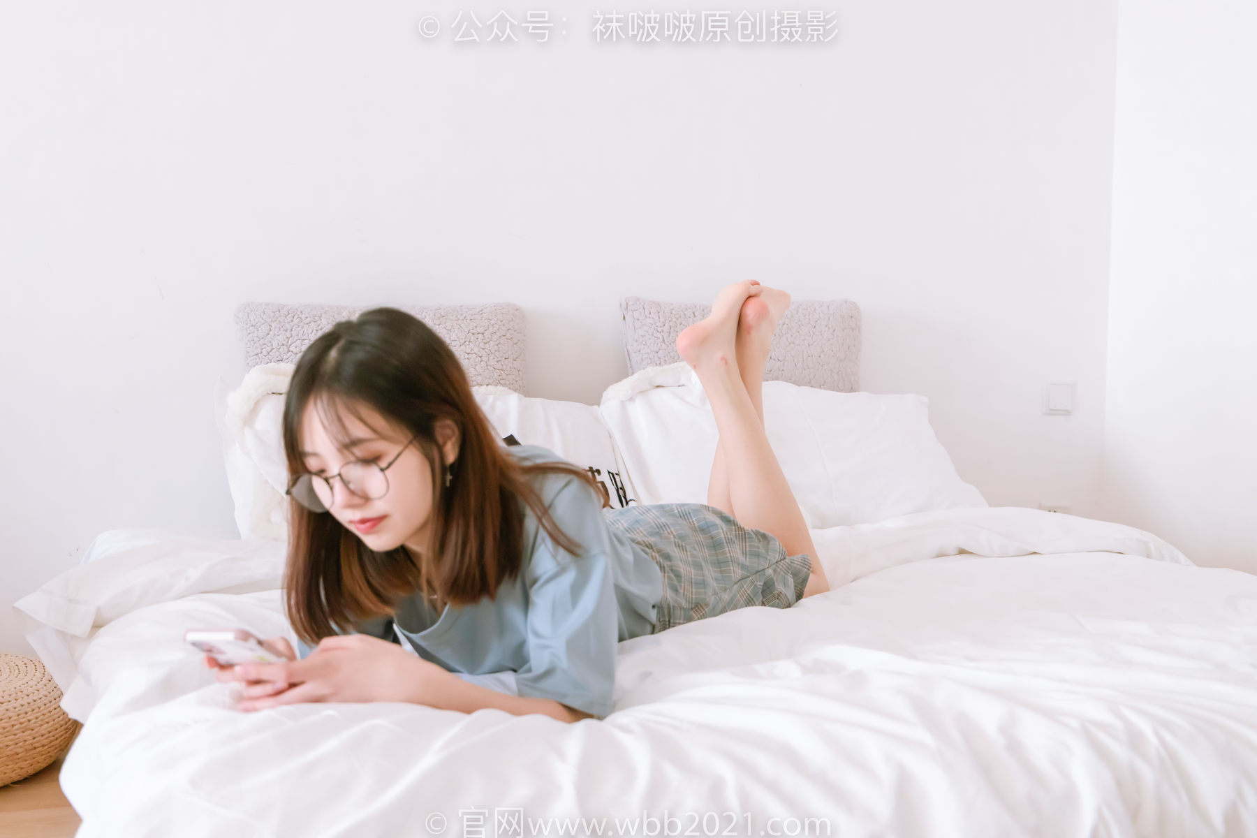 图片[22]-BoBoSocks袜啵啵 No.239 小甜豆-棉拖鞋、灰丝、裸足[140P]-六色网