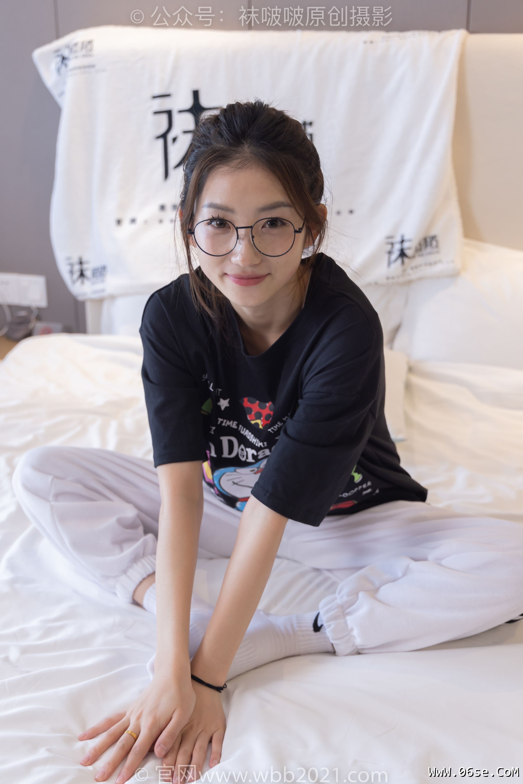 图片[16]-BoBoSocks袜啵啵 No.382 小沫 -板鞋、白棉袜[143P]-六色网