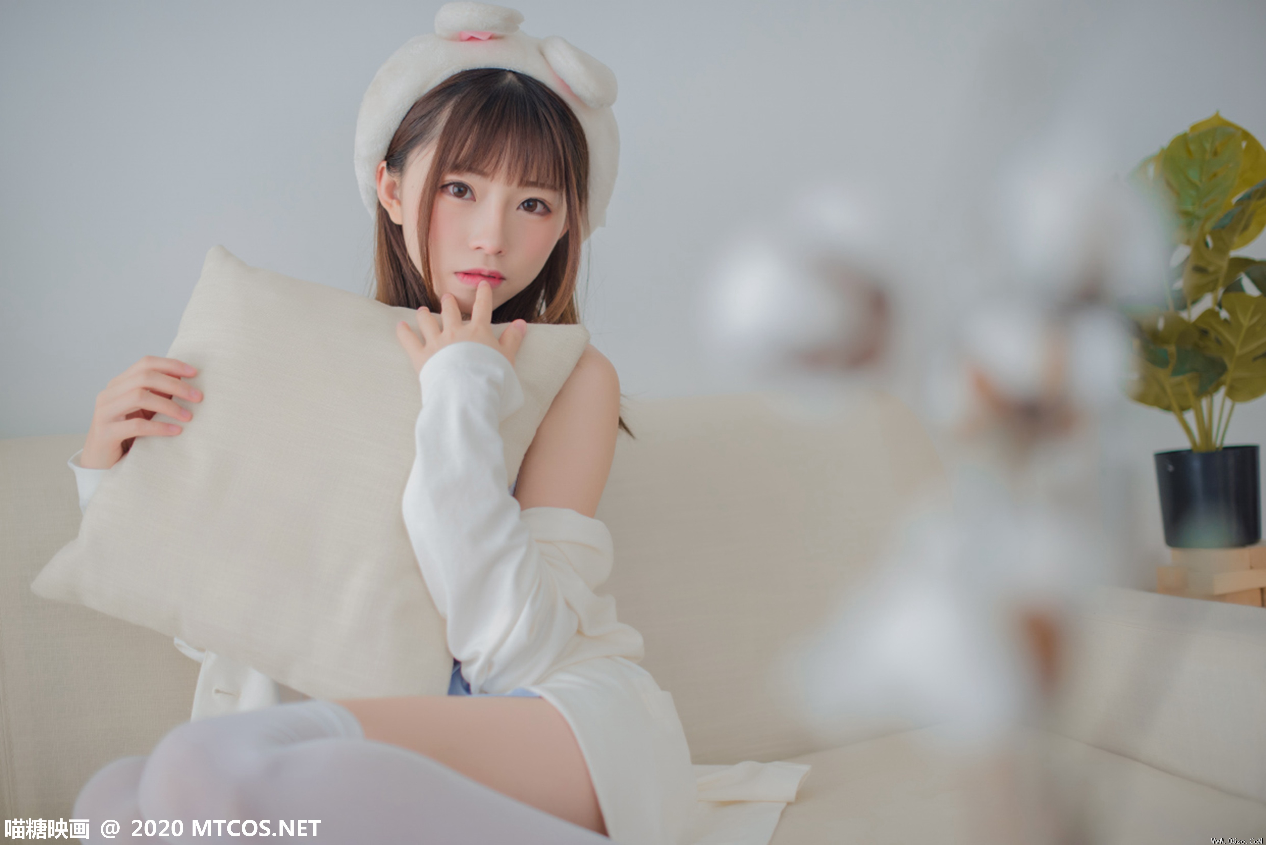 图片[49]-喵糖映画 VOL.251 纯纯的兔耳女友 [58P-462MB]-六色网