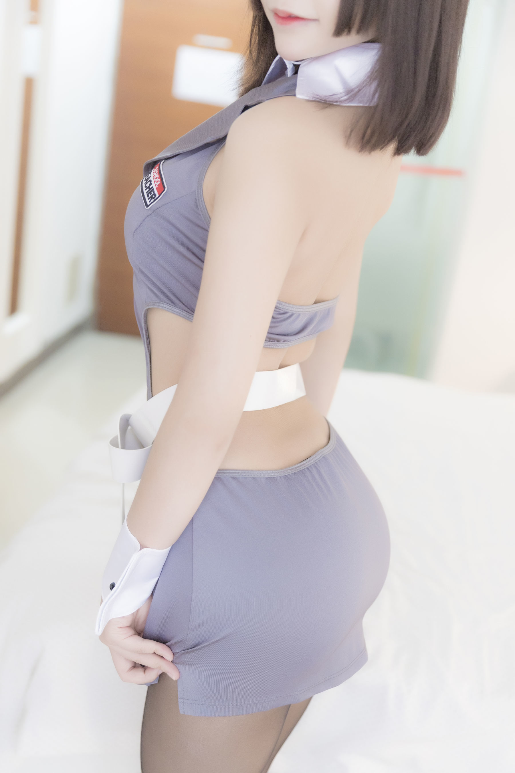 图片[45]-二次元妹子抱走莫子aa 黑丝制服[45P]-六色网