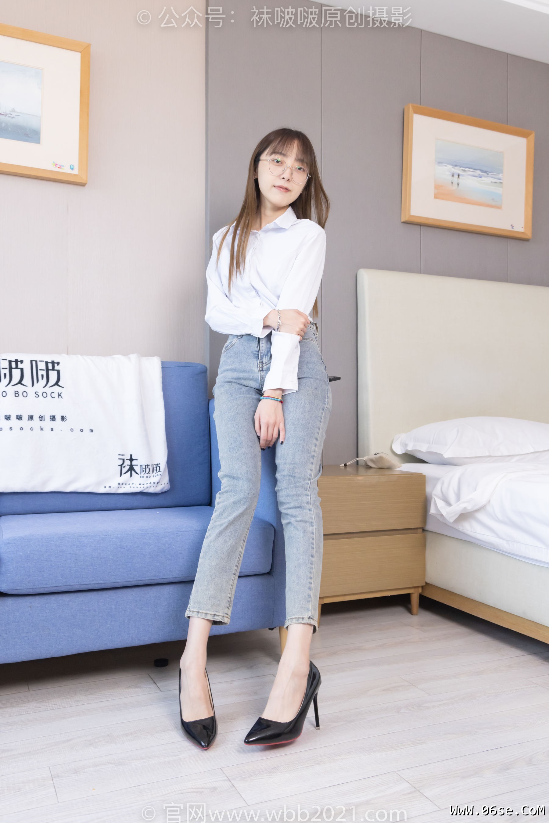 图片[158]-BoBoSocks袜啵啵 No.337 稚予 -高跟鞋、高跟凉鞋、黑丝、裤里丝、裸足[200P]-六色网