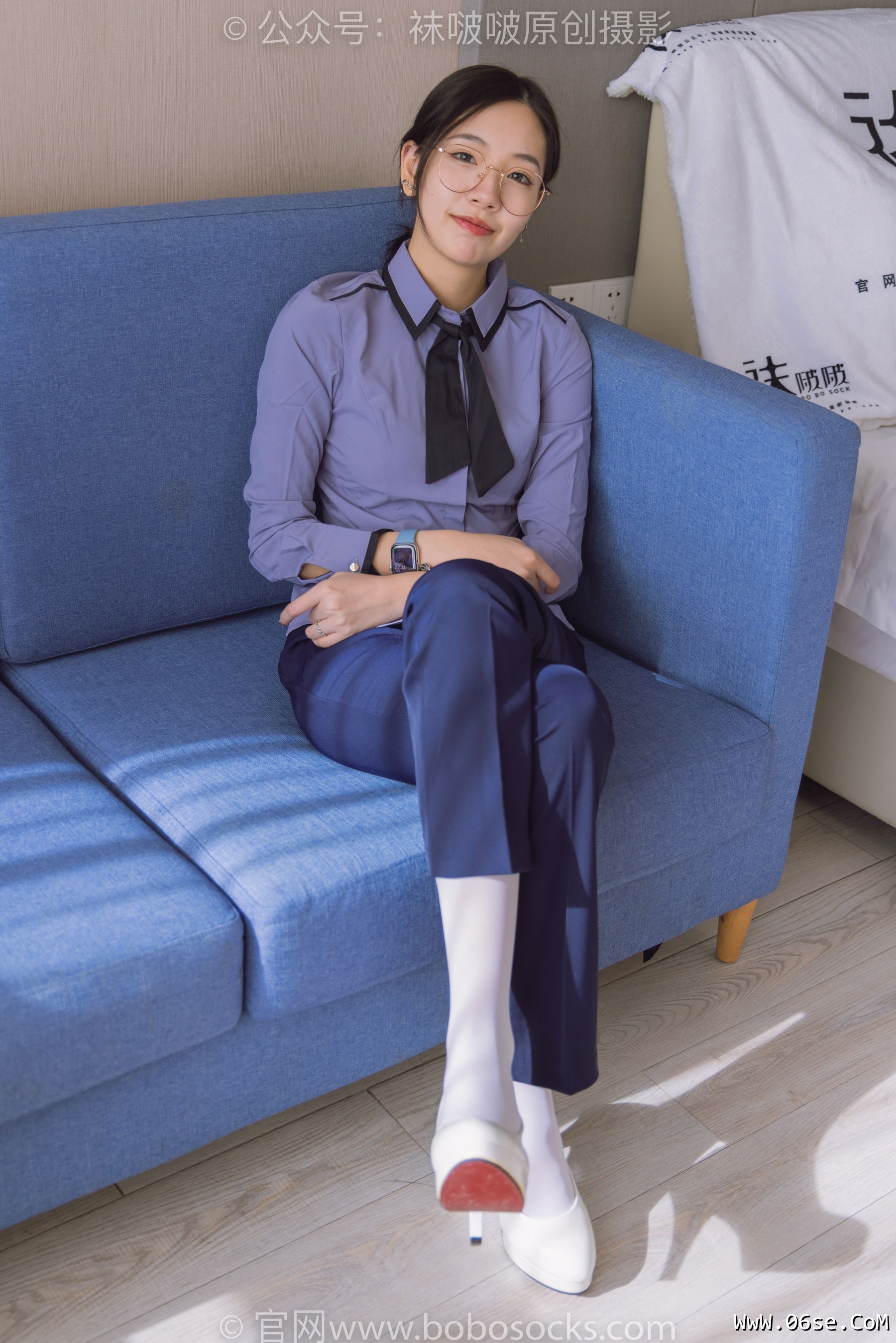 图片[79]-BoBoSocks袜啵啵 No.178 小甜豆-高跟鞋、厚白丝、ol风裤里丝[140P]-六色网