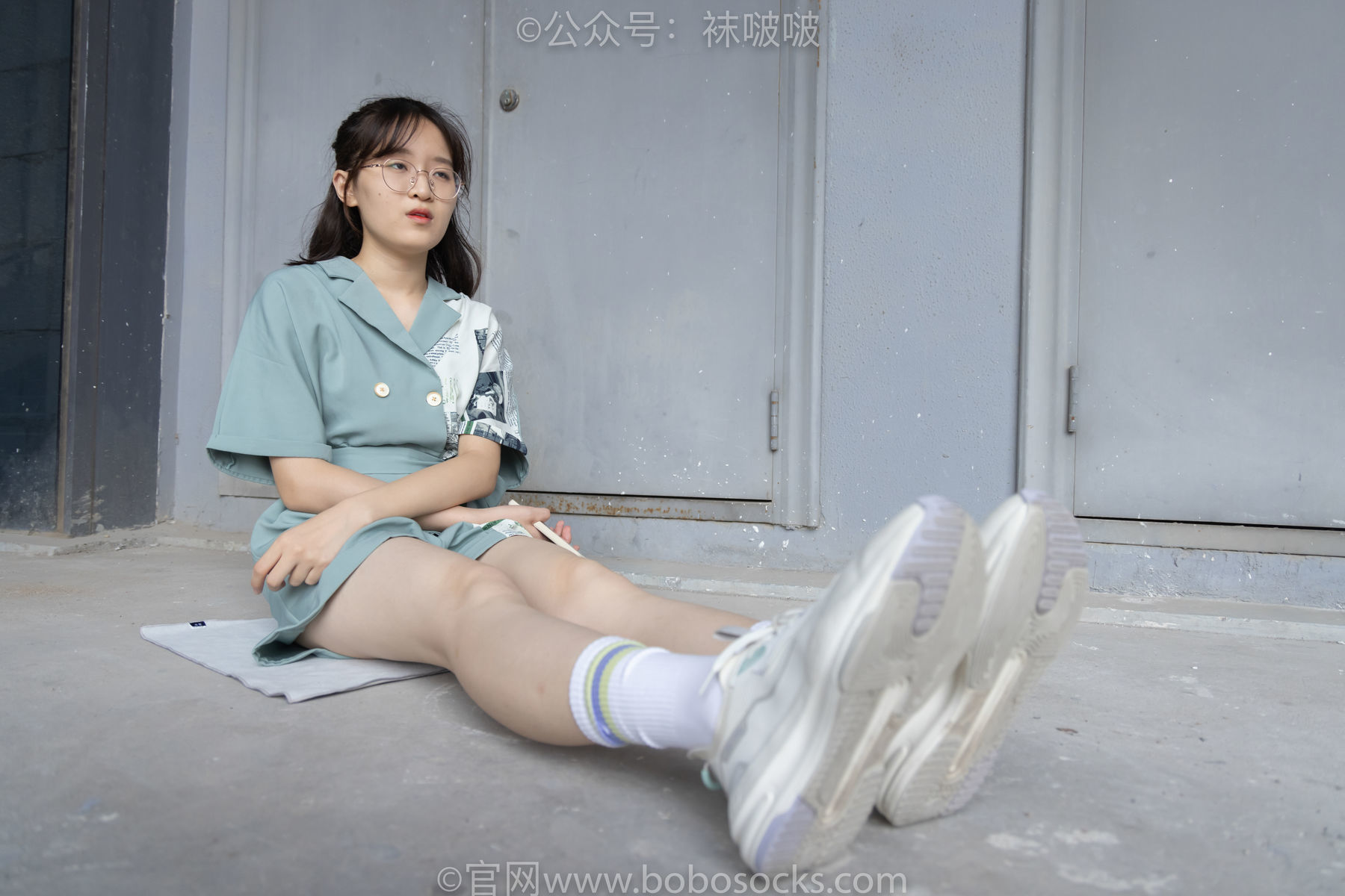 图片[27]-BoBoSocks袜啵啵 No.025 熊熊-安踏运动鞋、白色棉袜、裸足[146P]-六色网