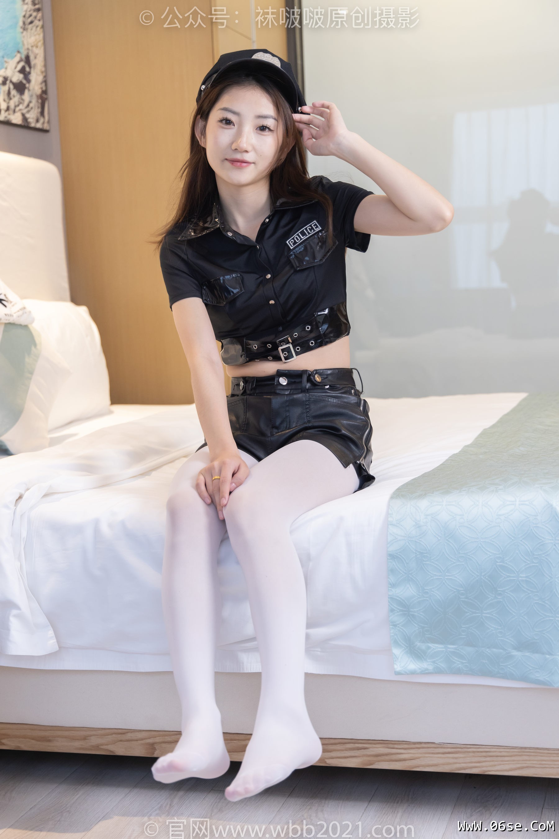 图片[103]-BoBoSocks袜啵啵 No.232 小沫-骑士靴、厚白丝、小女警[140P]-六色网