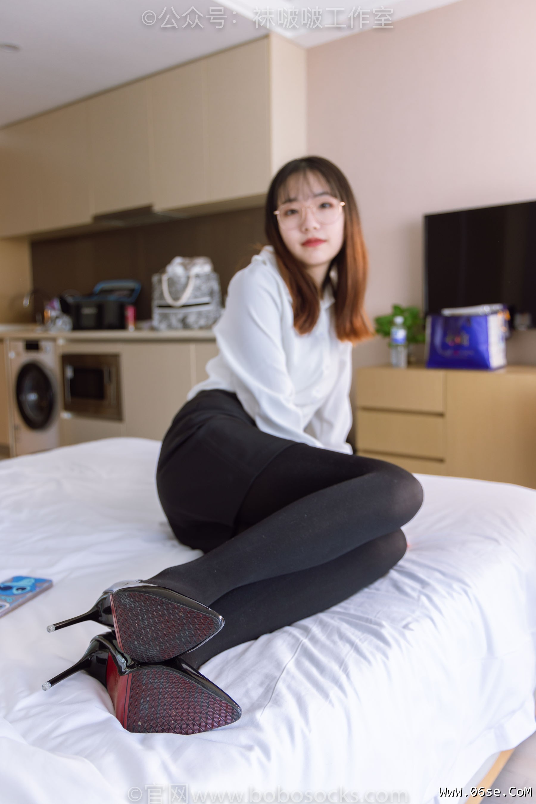 图片[40]-BoBoSocks袜啵啵 No.090 小甜豆-高跟鞋、厚黑丝[140P]-六色网