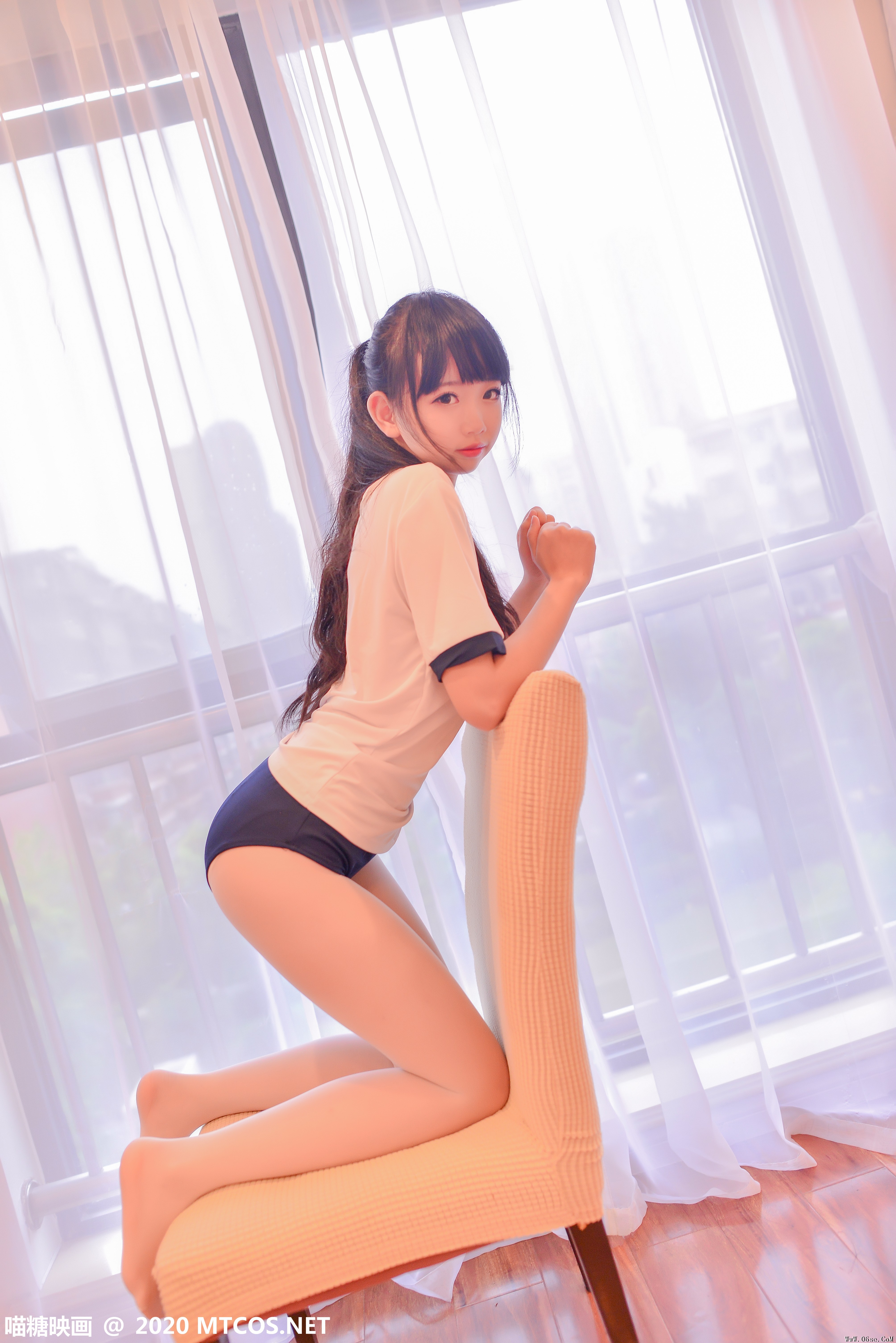图片[15]-喵糖映画 VOL.286 白色体操服 [20P-282MB]-六色网