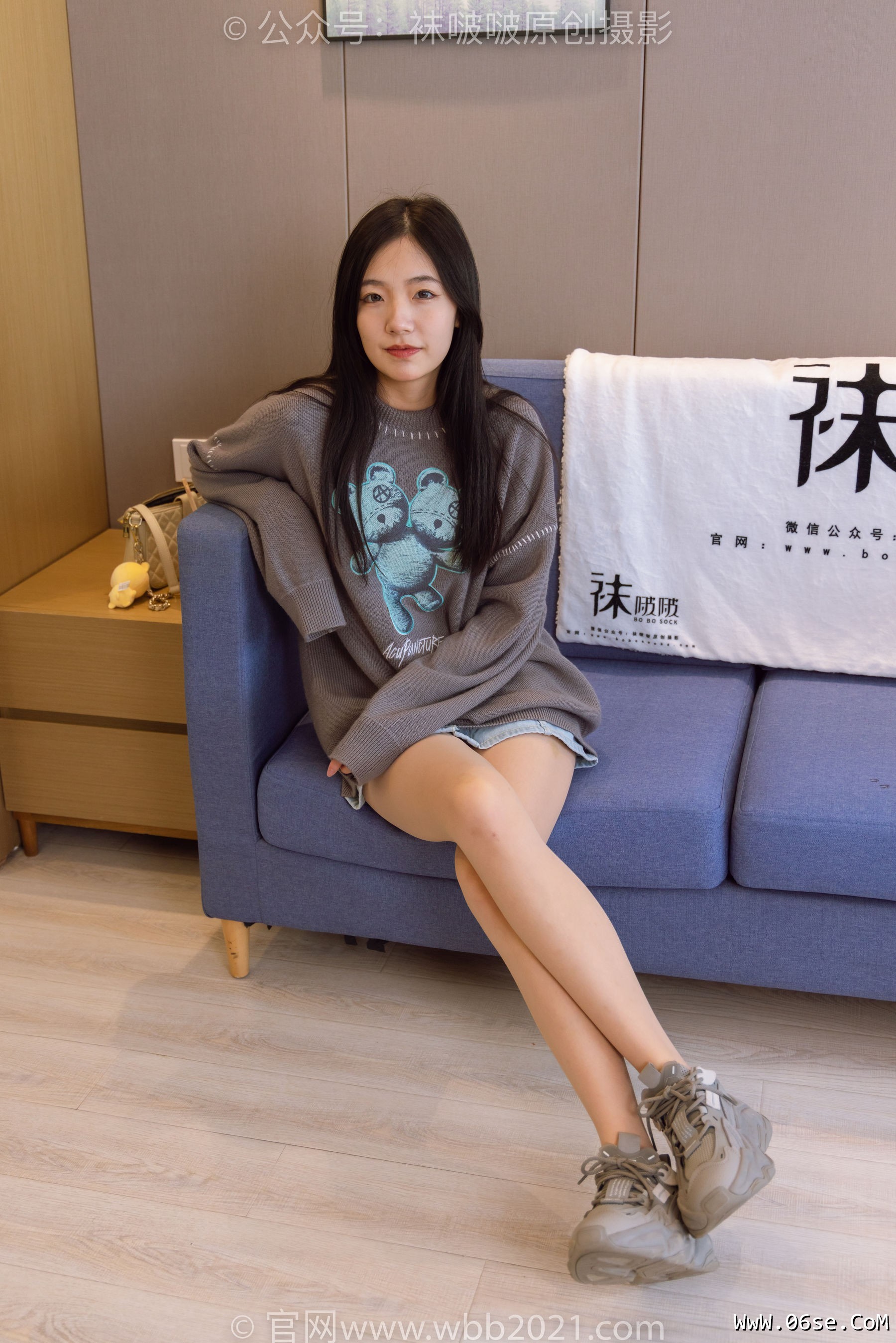 图片[46]-BoBoSocks袜啵啵 No.354 小甜豆 -运动鞋、肉丝[140P]-六色网