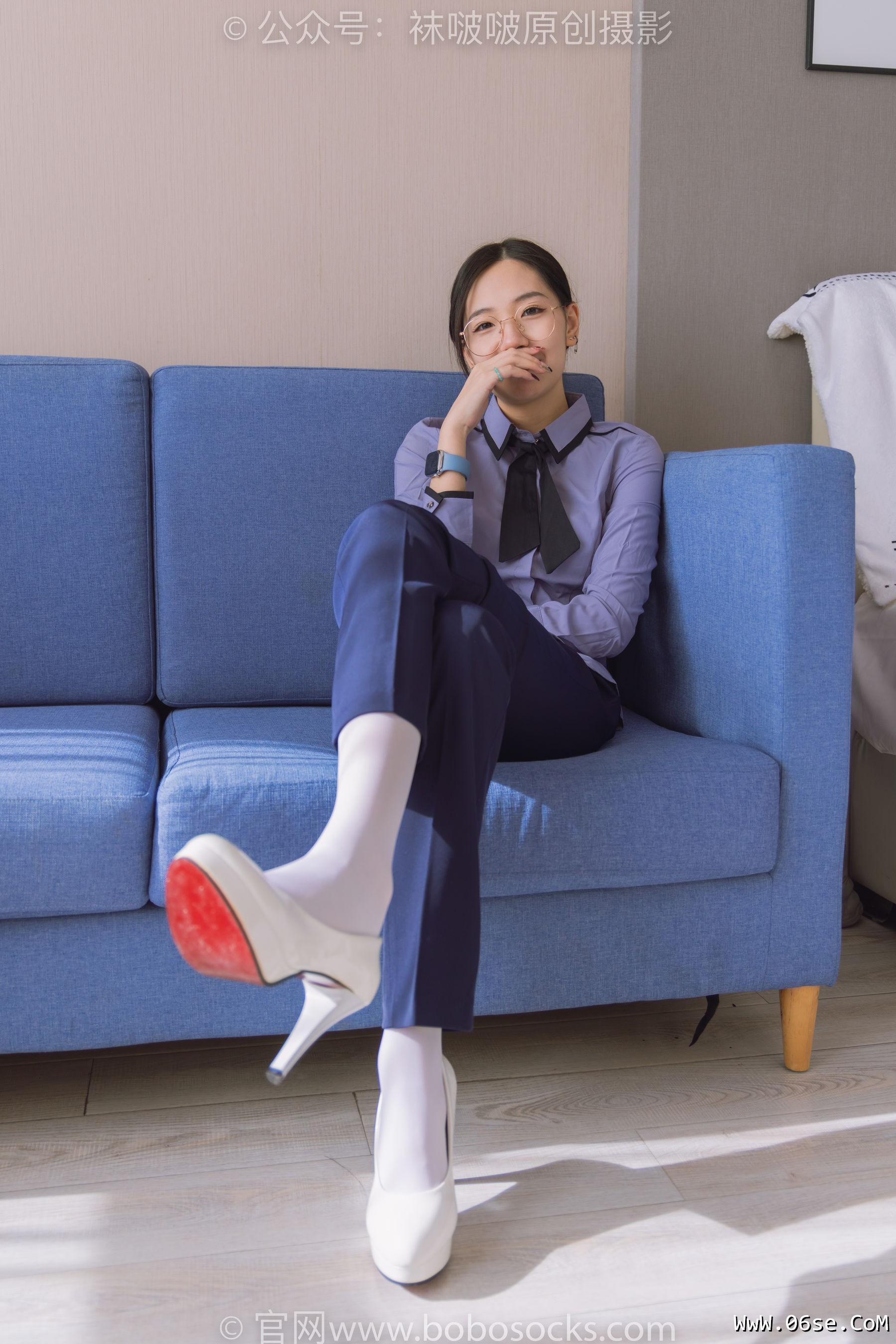 图片[76]-BoBoSocks袜啵啵 No.178 小甜豆-高跟鞋、厚白丝、ol风裤里丝[140P]-六色网