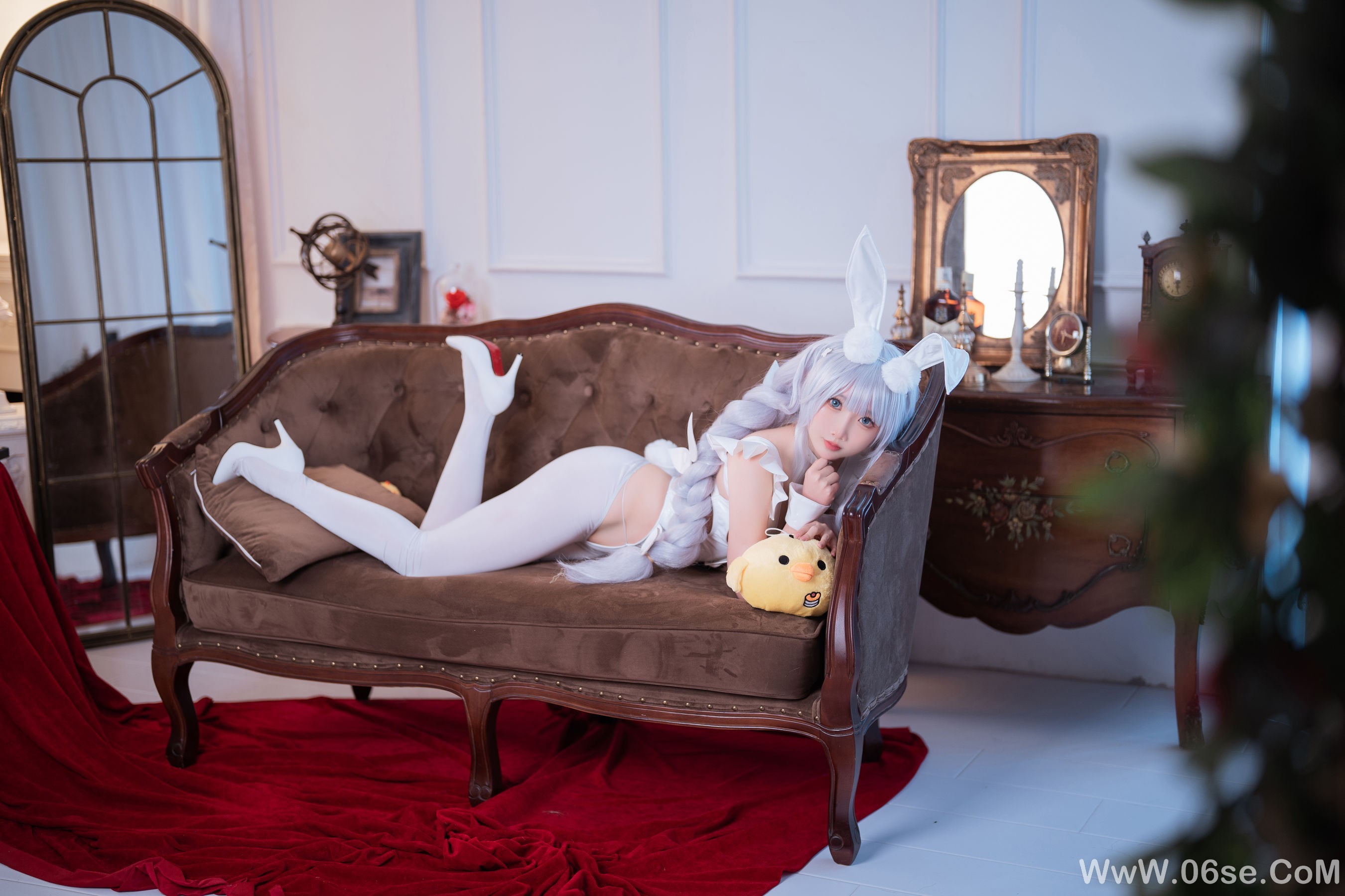 图片[9]-可爱人气Coser 面饼仙儿 – 碧蓝航线 恶毒兔女郎[16P]-六色网