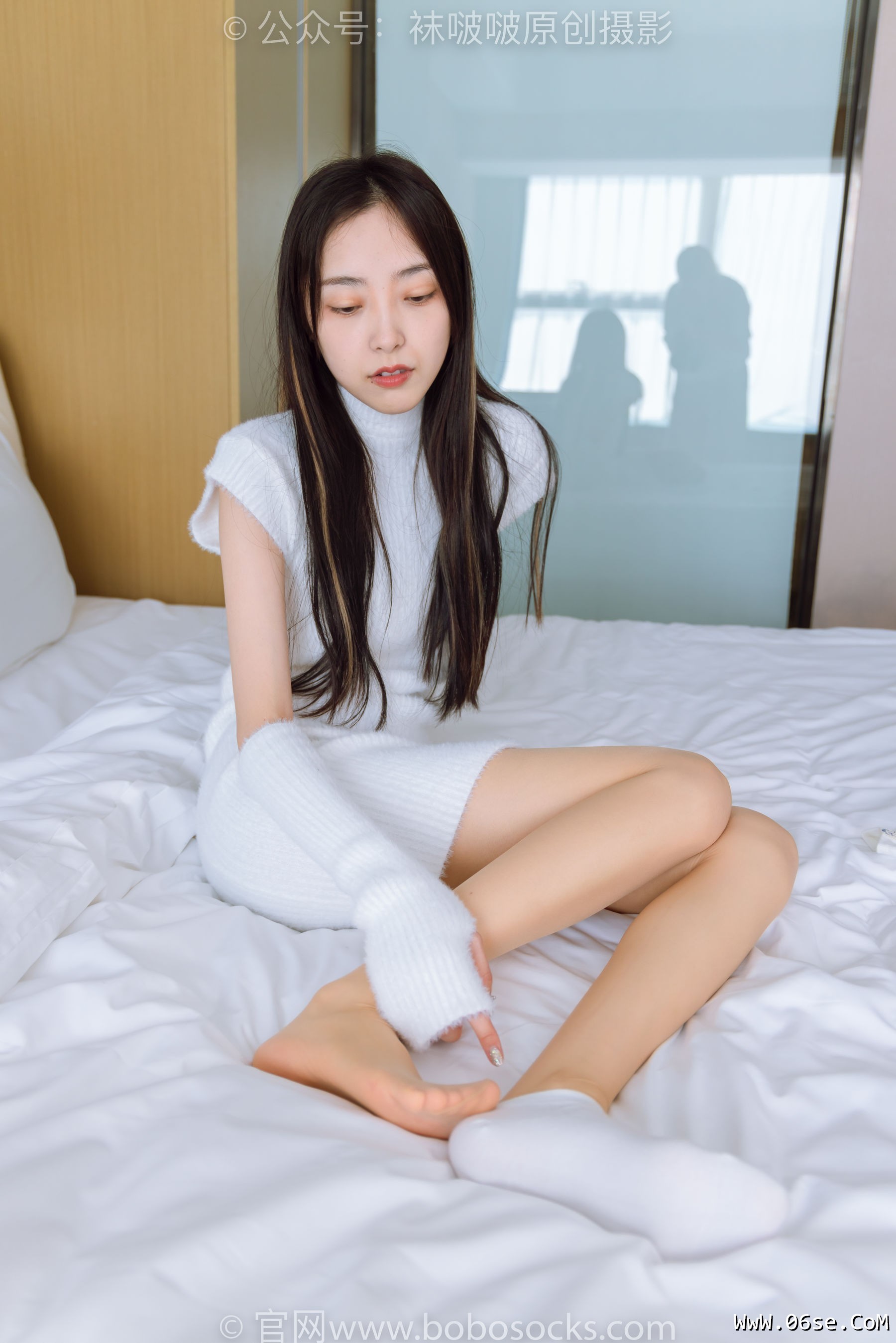 图片[30]-BoBoSocks袜啵啵 No.173 稚予-高跟鞋、板鞋、白丝、肉丝、白棉袜[149P]-六色网