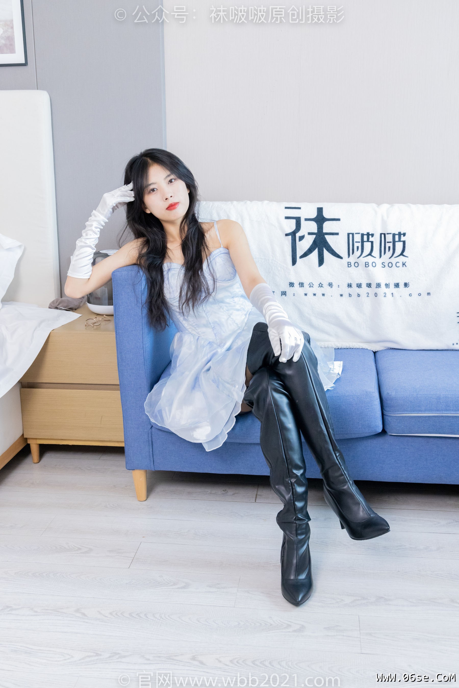 图片[98]-BoBoSocks袜啵啵 No.427 奶油 -两双长靴、黑丝[149P]-六色网