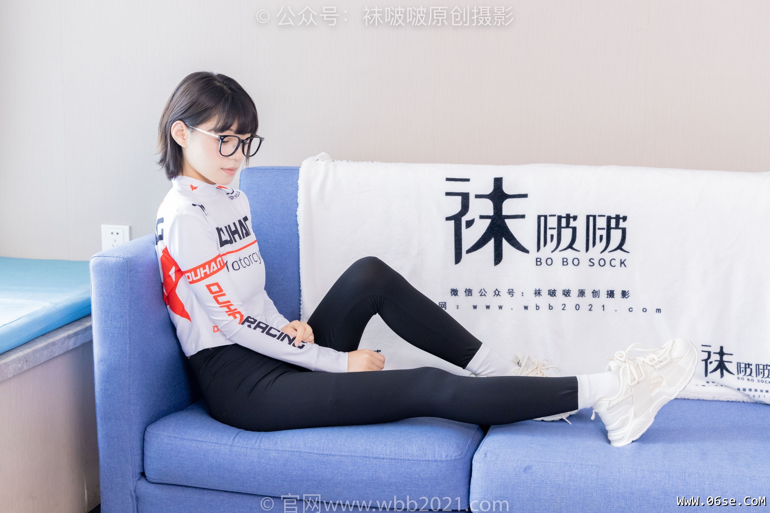 图片[88]-BoBoSocks袜啵啵 No.410 糯米 -运动鞋、白棉袜、肉丝、瑜伽裤裤里丝[145P]-六色网