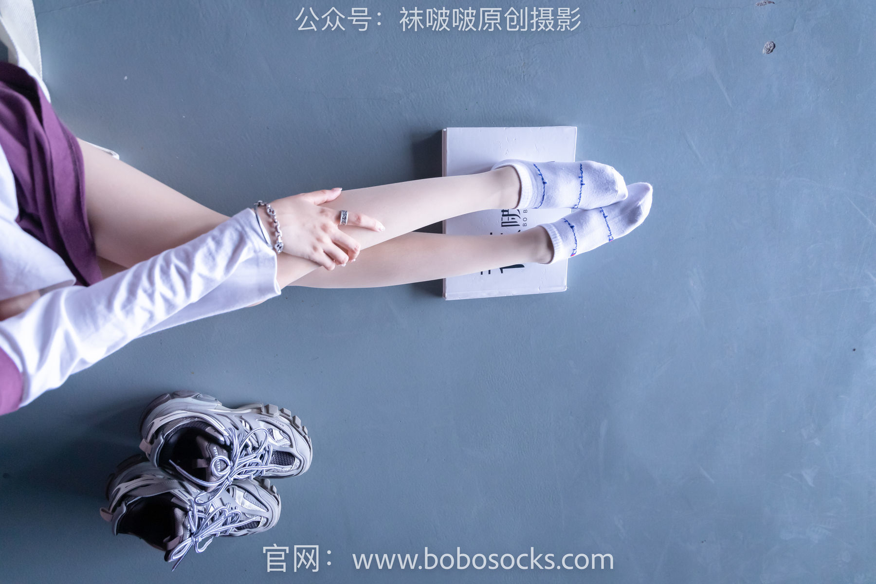 图片[68]-BoBoSocks袜啵啵 积分限定作品010 稚予-巴黎世家运动鞋、白棉袜、肉丝[144P]-六色网