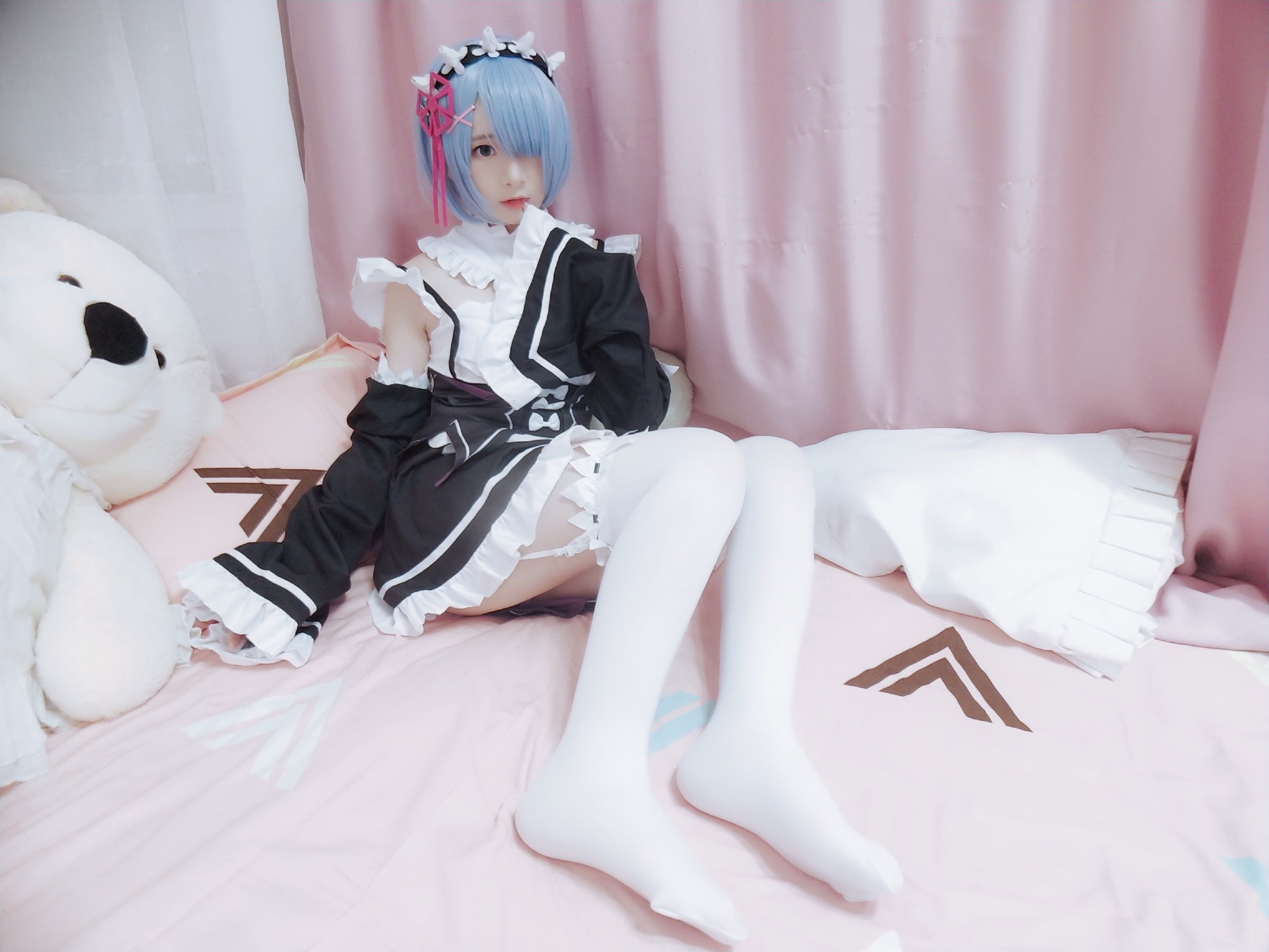 图片[7]-二次元美女古川kagura 蕾姆女仆[33P]-六色网
