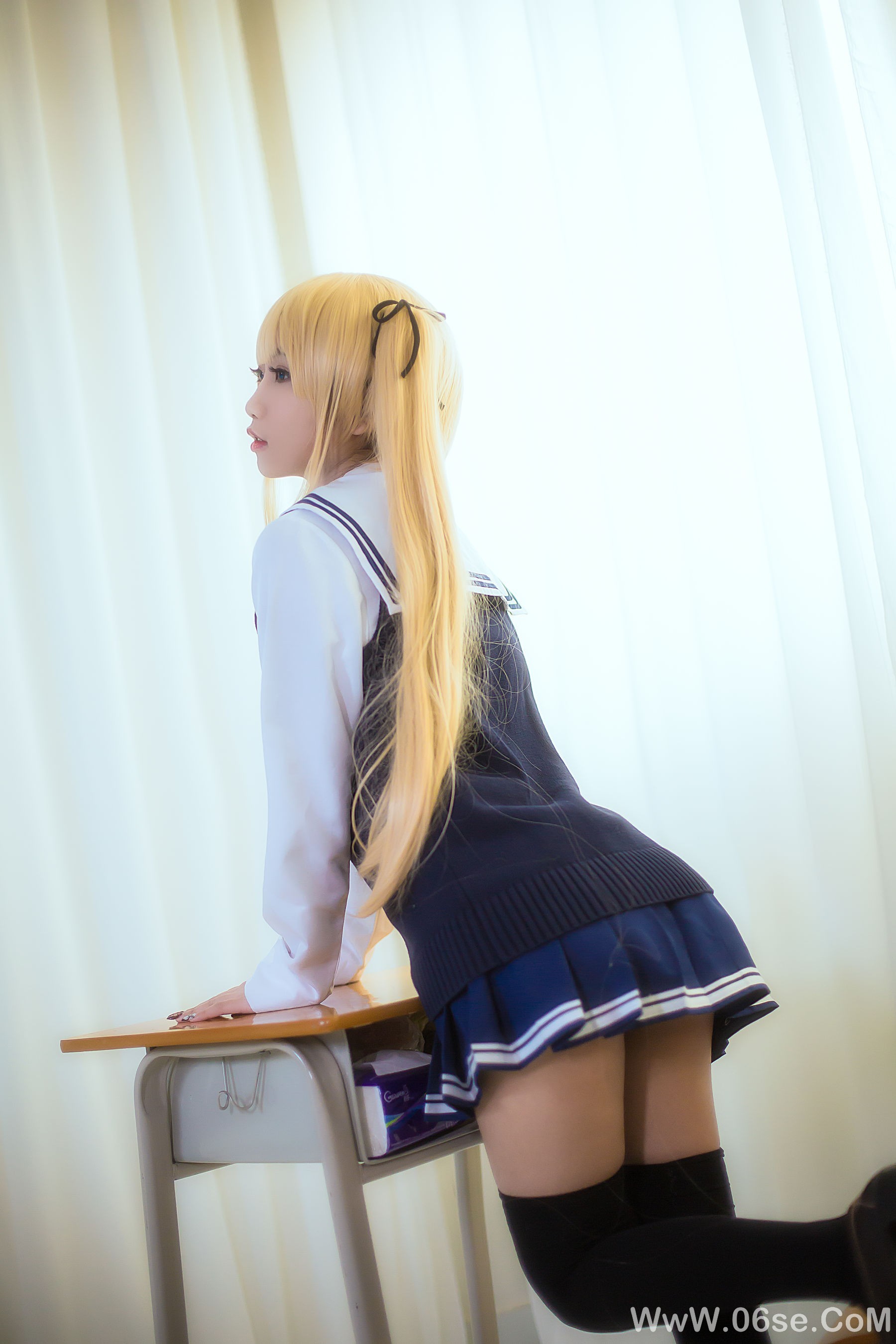 图片[5]-白嫩美少女鬼畜瑶 校服[15P]-六色网