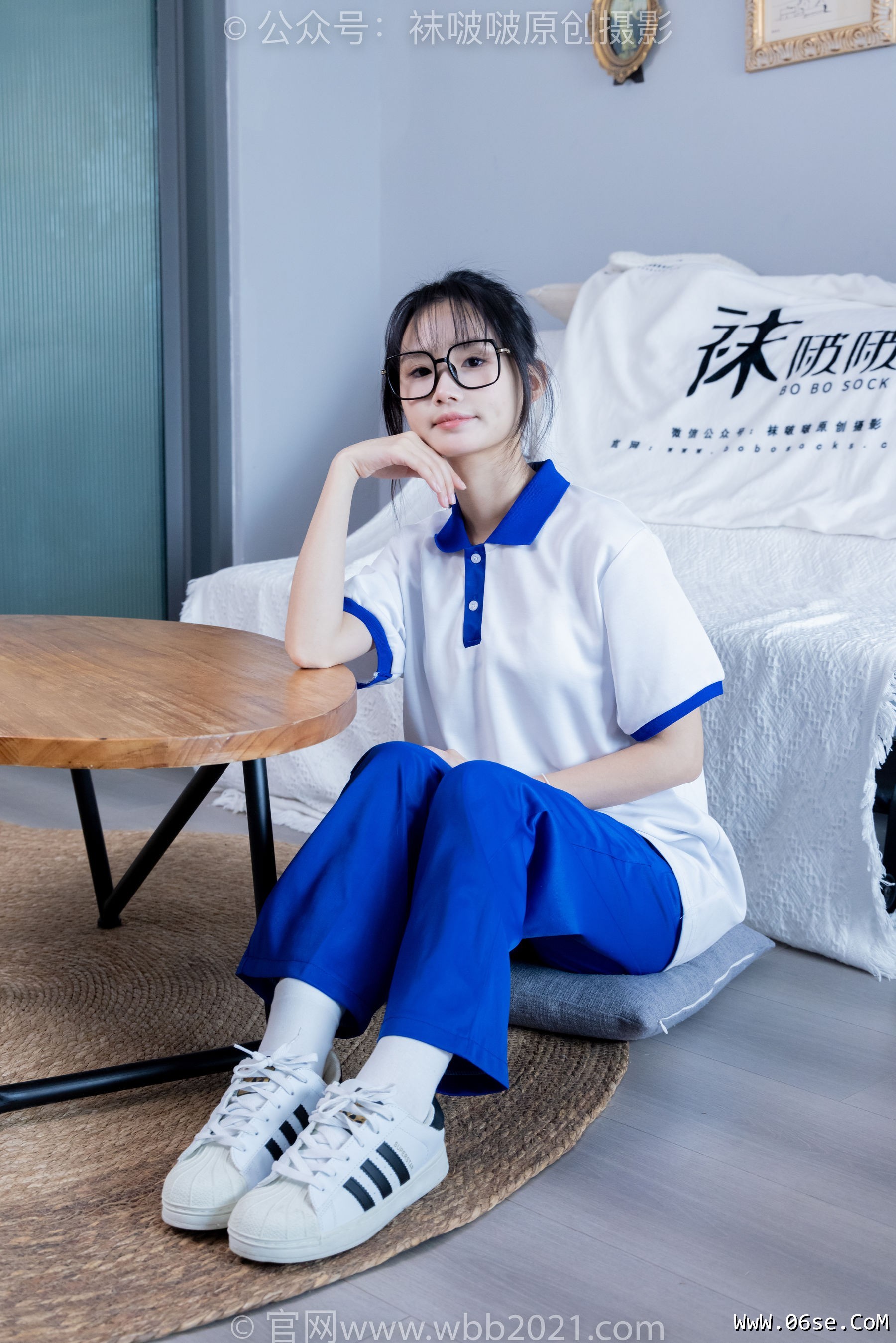 图片[99]-BoBoSocks袜啵啵 No.351 甜甜圈 -板鞋、白棉袜、肉丝、校服裤里丝[150P]-六色网