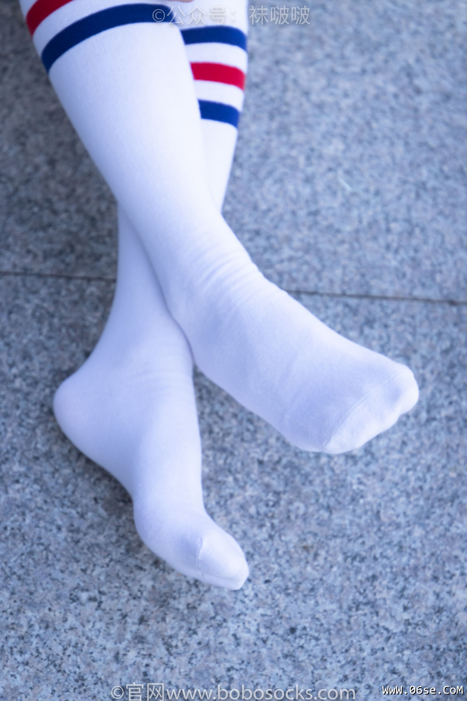 图片[125]-BoBoSocks袜啵啵 No.006 小米-运动鞋、白色小腿袜、裸足[130P]-六色网