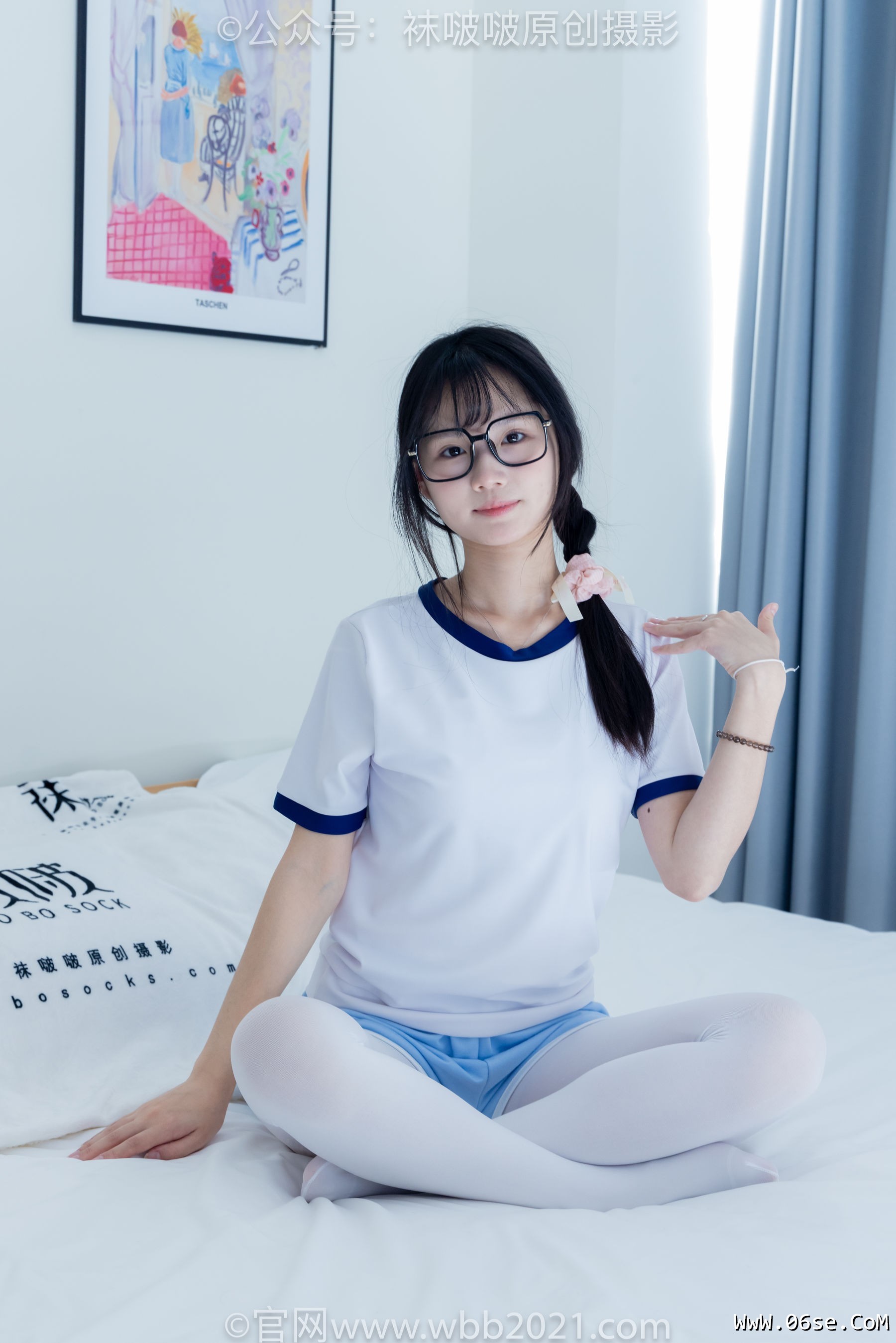 图片[129]-BoBoSocks袜啵啵 No.325 甜甜圈 -皮鞋、厚白丝[145P]-六色网