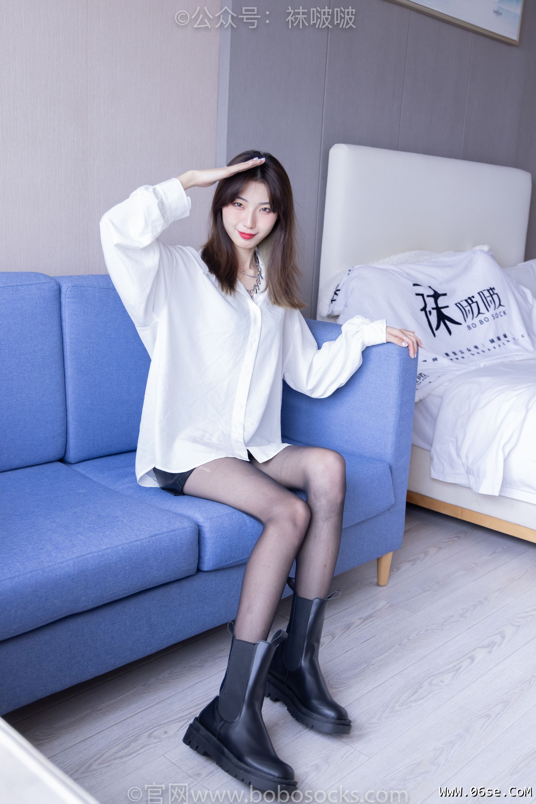 图片[13]-BoBoSocks袜啵啵 No.046 枫枫-短靴、黑丝[135P]-六色网