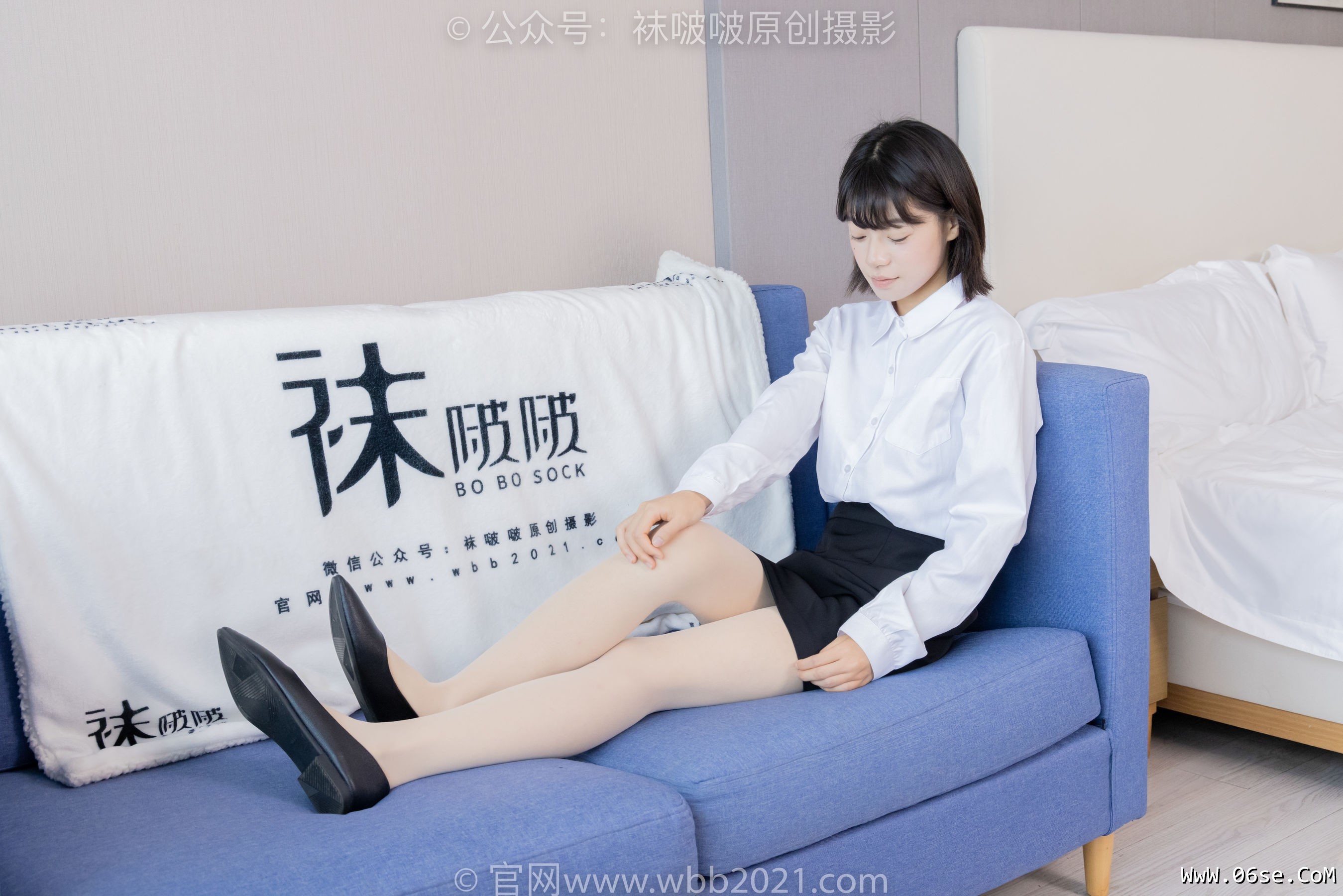 图片[40]-BoBoSocks袜啵啵 No.436 糯米 -OL制服、两双平底鞋、薄黑丝、厚肉丝[150P]-六色网