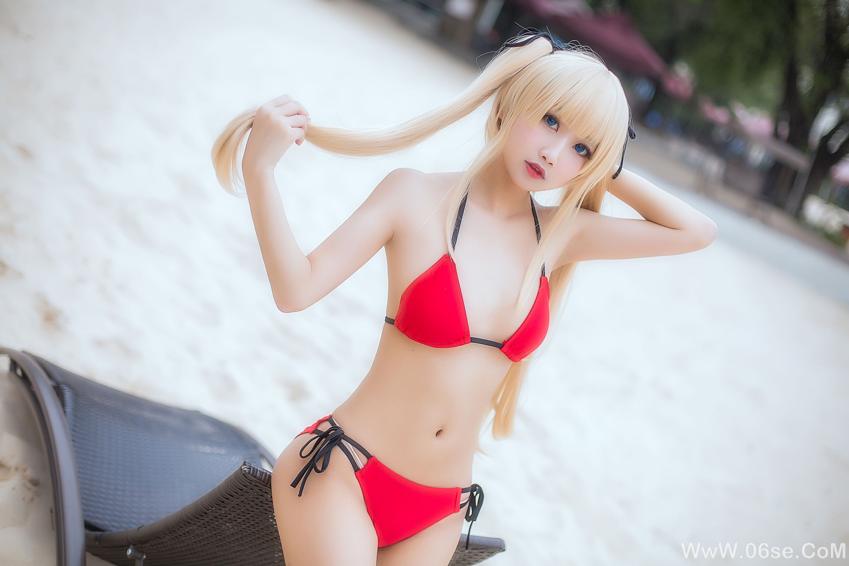 图片[6]-白嫩美少女 鬼畜瑶 – 水着[15P]-六色网