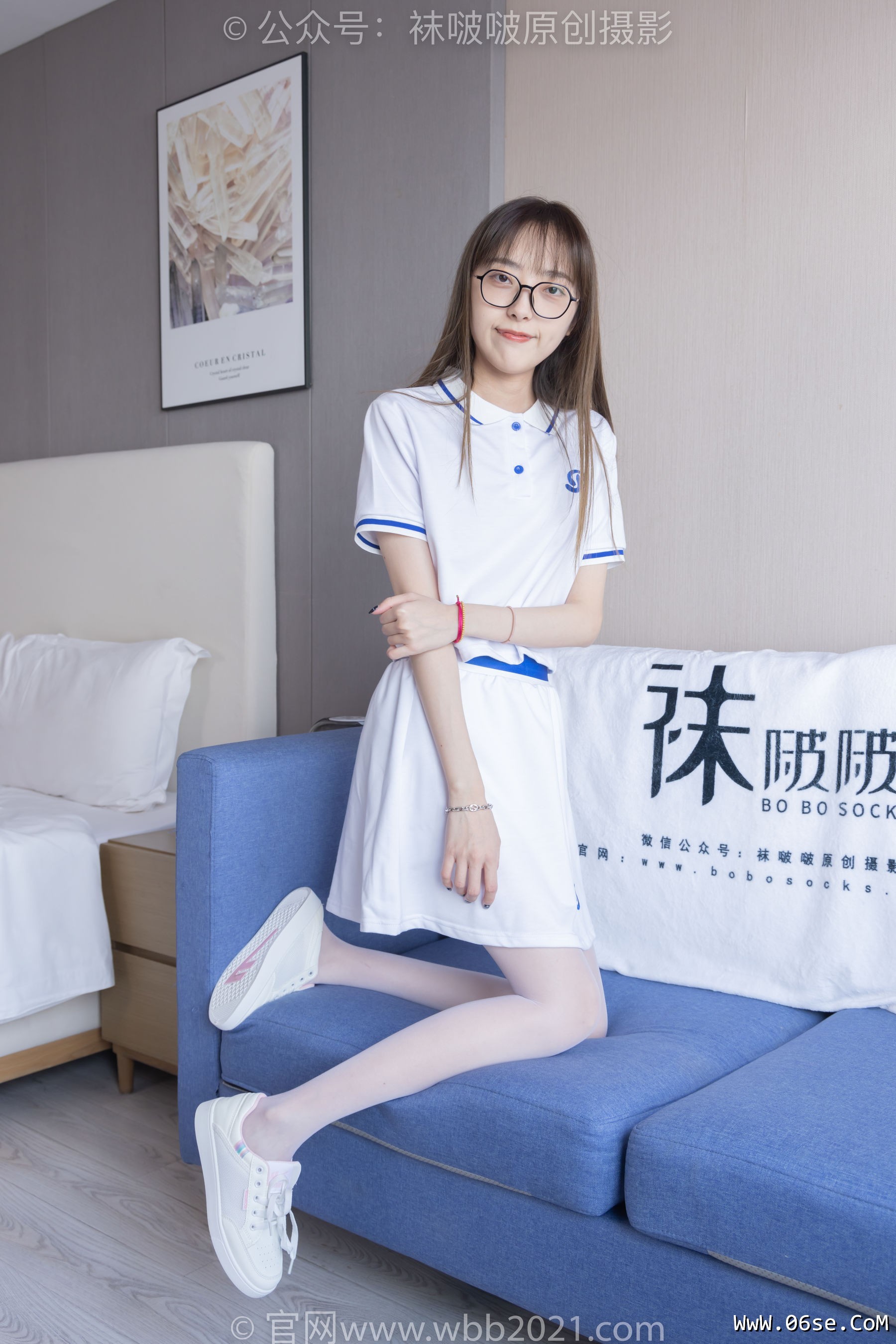 图片[77]-BoBoSocks袜啵啵 No.344 稚予 -板鞋、平底鞋、白丝[150P]-六色网