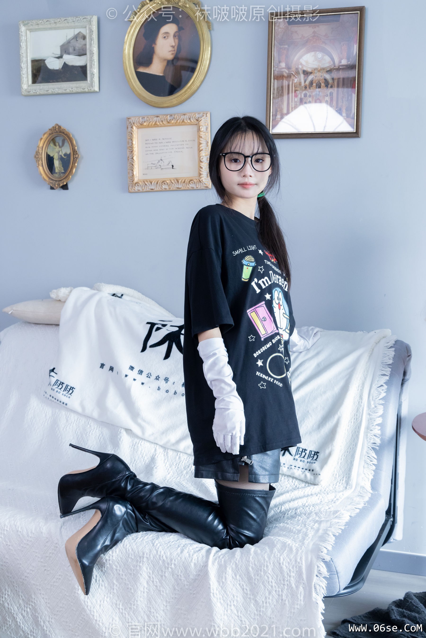 图片[88]-BoBoSocks袜啵啵 No.343 甜甜圈 -高跟长靴、黑丝打底、肉丝[150P]-六色网