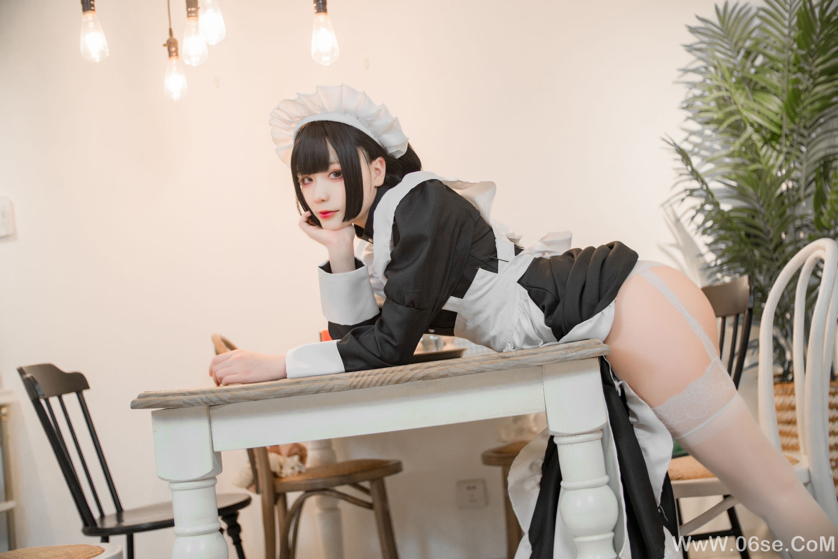 图片[46]-起司块wii写真 棕色透明装女仆[55P]-六色网