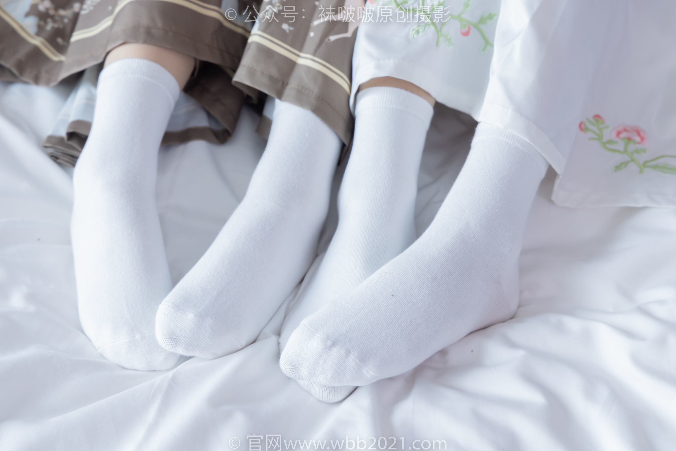 图片[117]-BoBoSocks袜啵啵 No.400 奶油&甜甜圈 -两双高跟鞋、白棉袜、肉丝[158P]-六色网