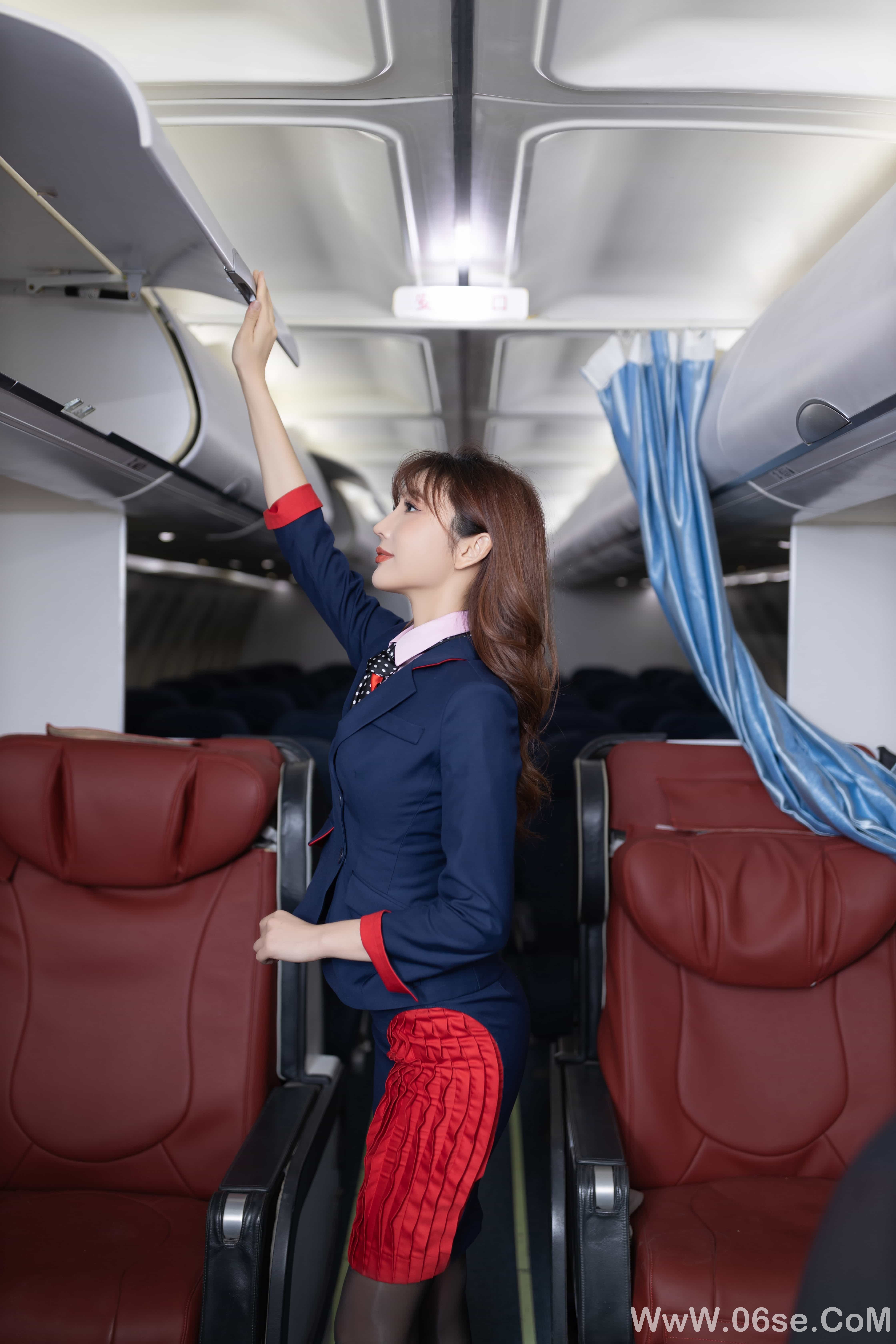 图片[49]-陆萱萱 – 粉色空姐制服[91P]-六色网