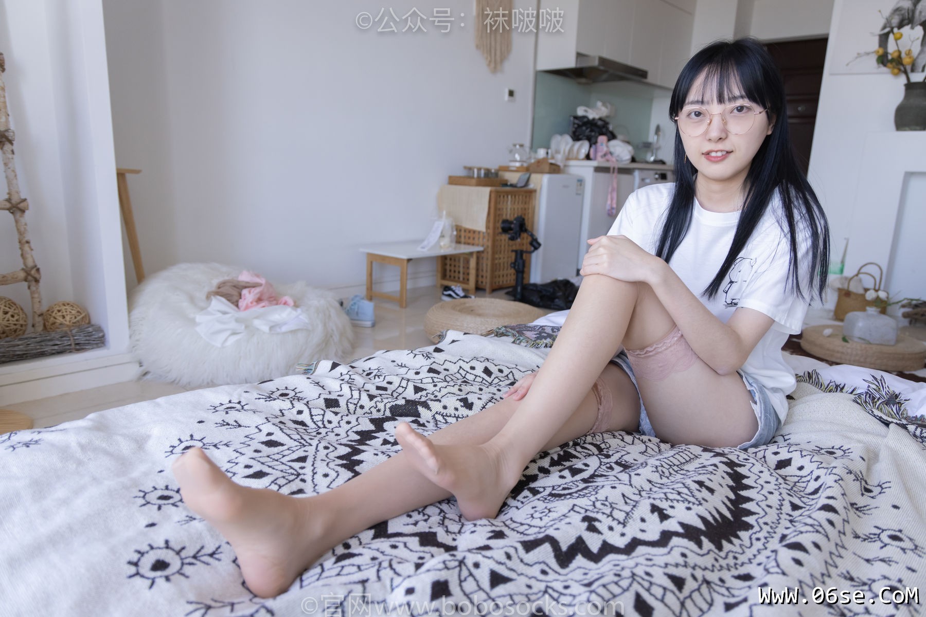 图片[65]-BoBoSocks袜啵啵 No.086 稚予-平底鞋、过膝肉丝[130P]-六色网