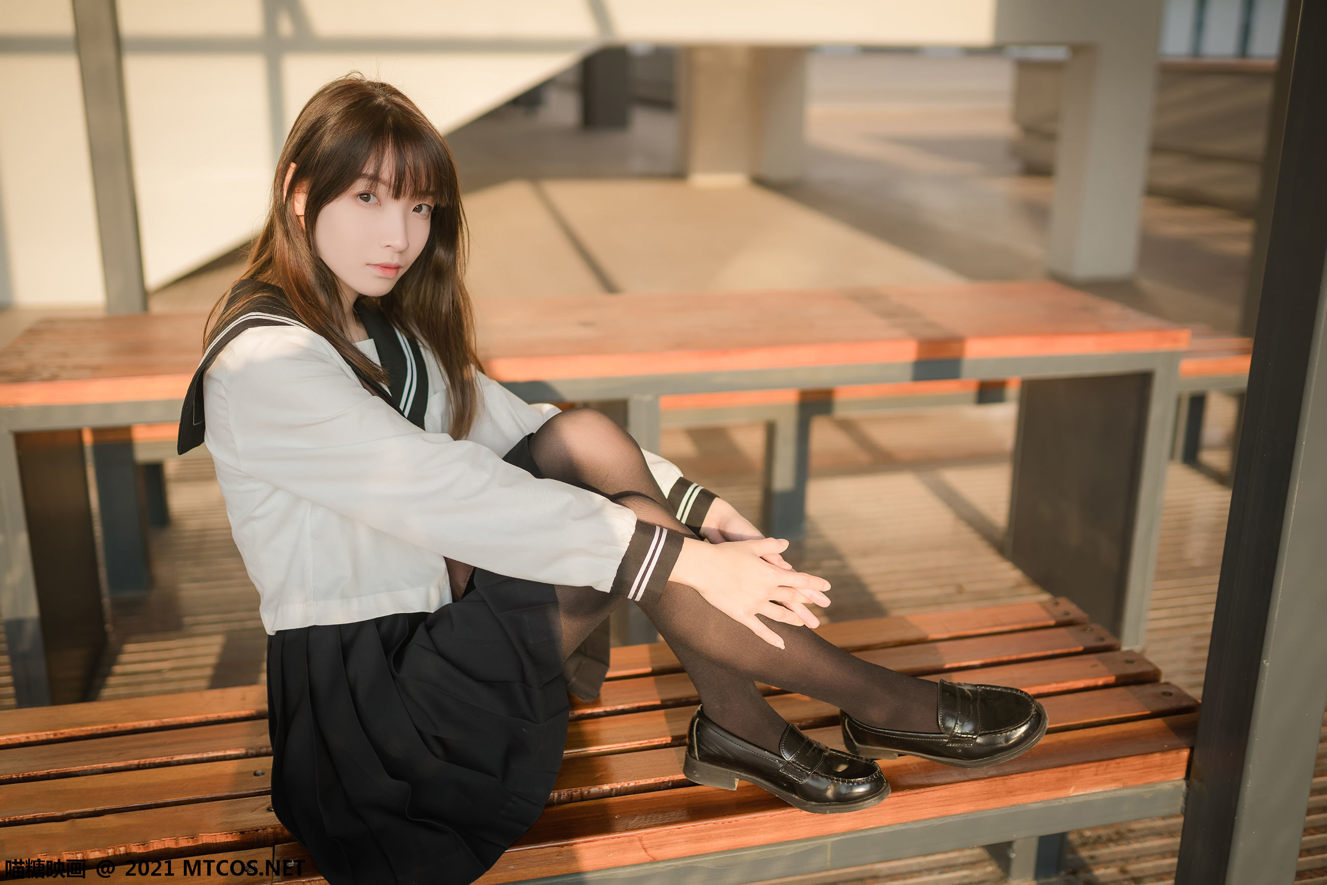 图片[24]-喵糖映画 VOL.409 黄昏下的JK [33P]-六色网