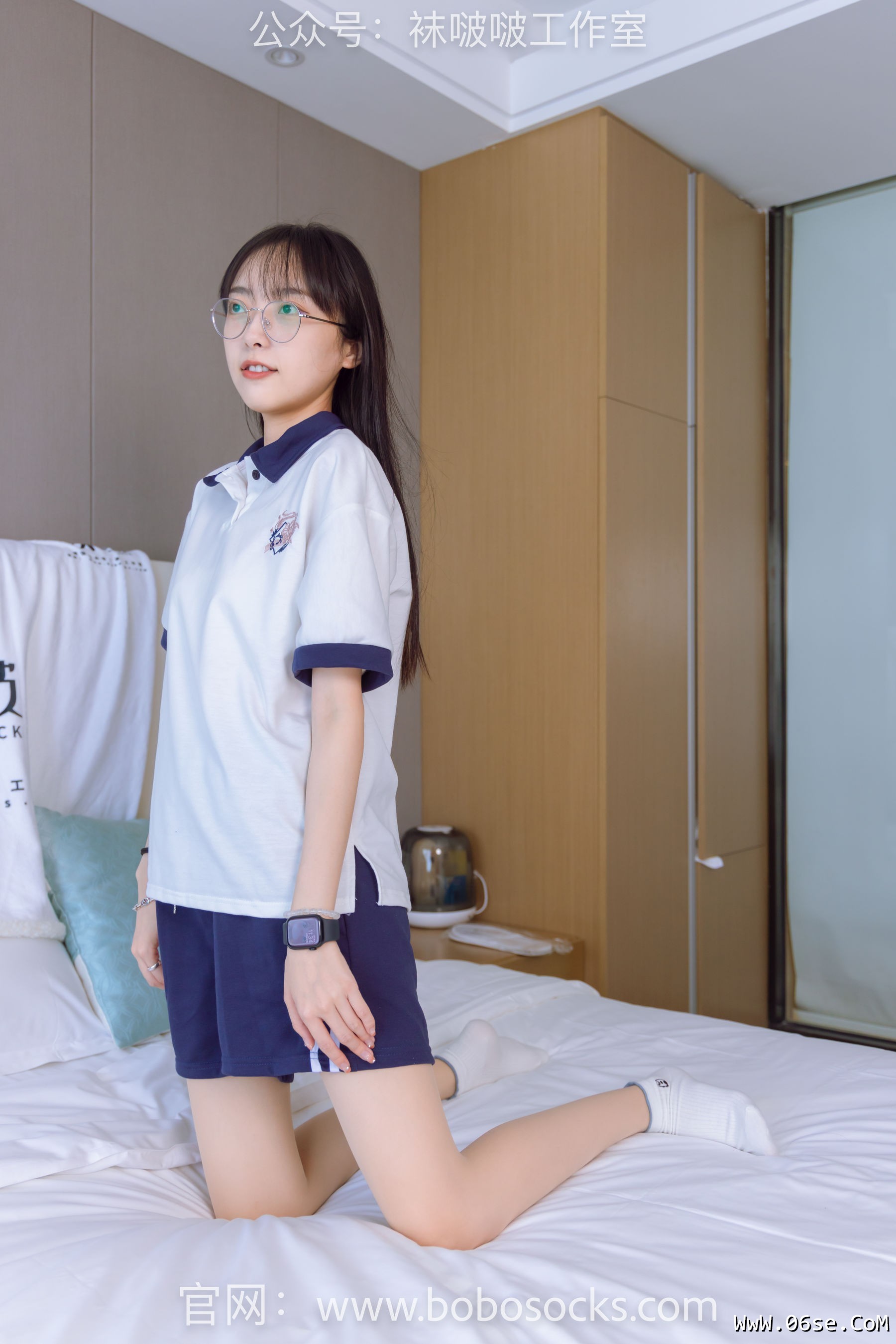 图片[88]-BoBoSocks袜啵啵 No.118 稚予-运动鞋、白棉袜、肉丝、踩小熊玩偶[140P]-六色网