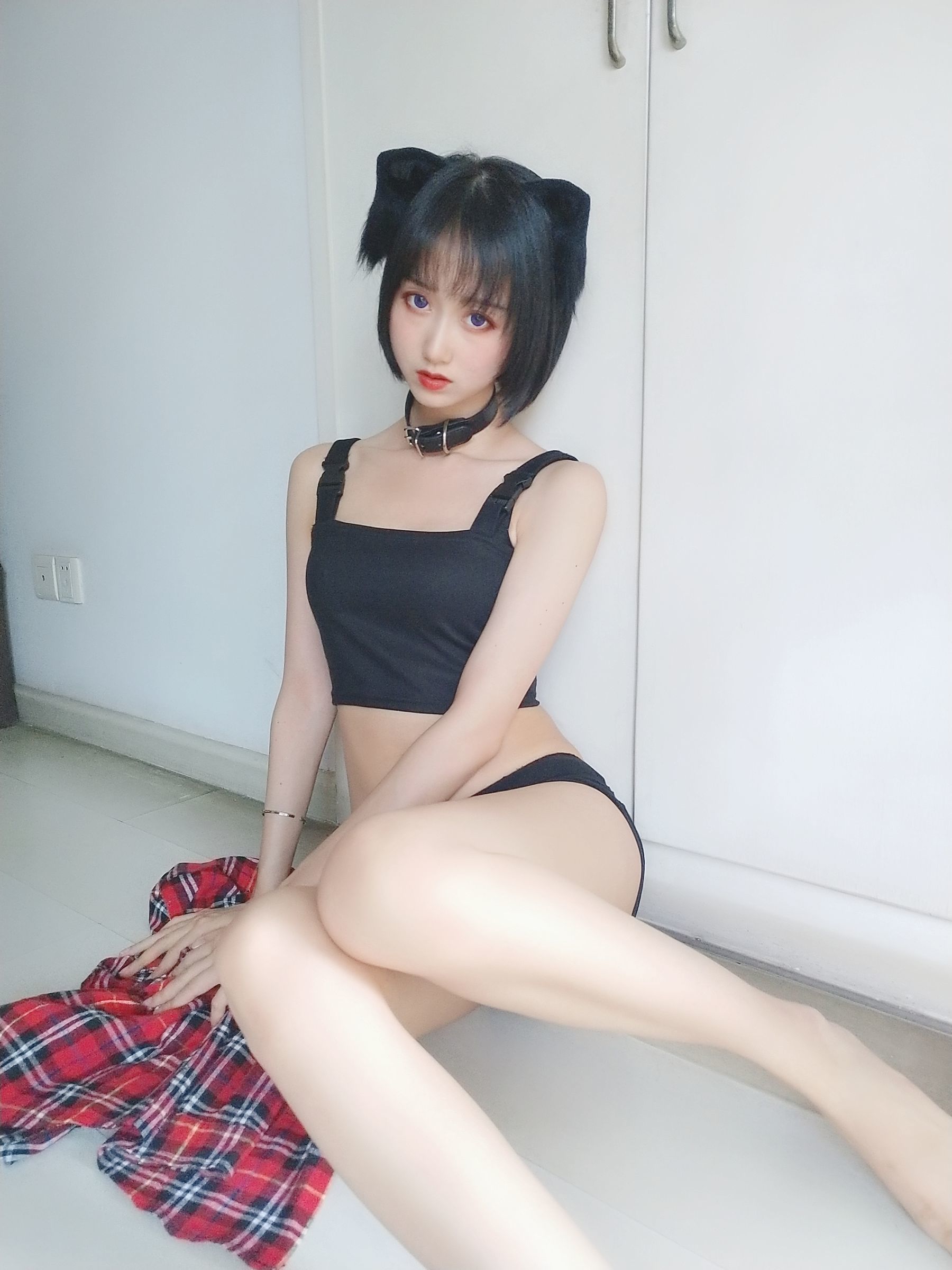 图片[13]-萌系小姐姐木绵绵OwO 不良猫[44P]-六色网