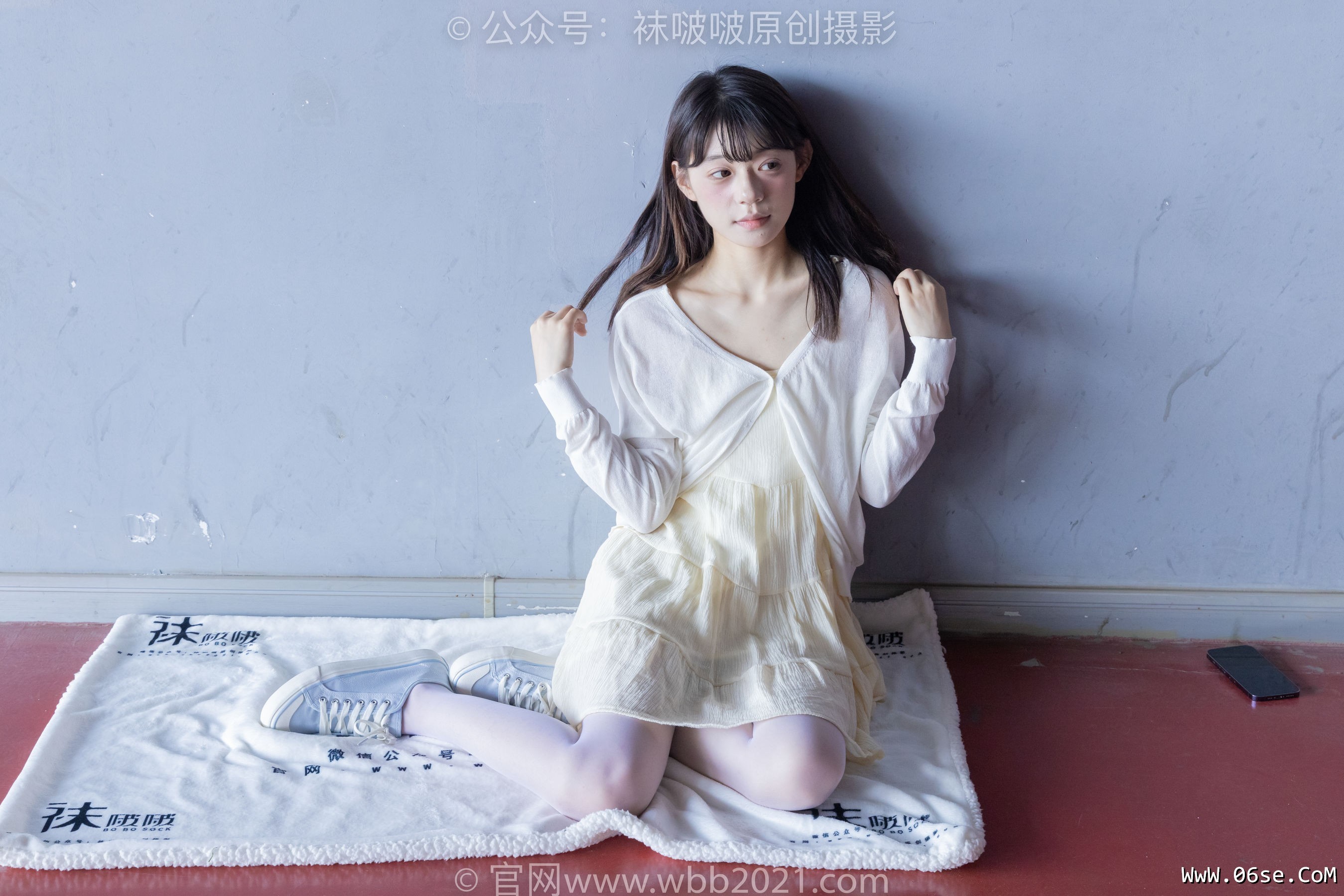 图片[86]-BoBoSocks袜啵啵 No.395 糯米 -板鞋、白丝[145P]-六色网
