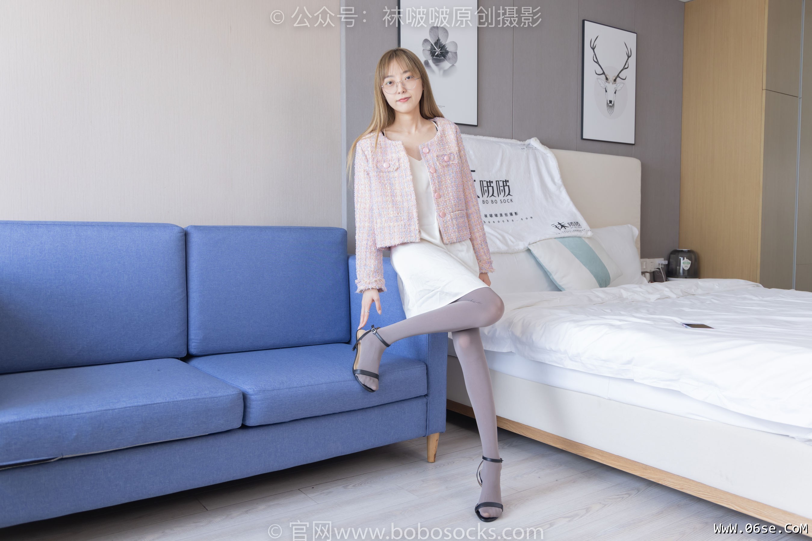 图片[100]-BoBoSocks袜啵啵 No.225 稚予-两双高跟鞋、厚灰丝[150P]-六色网