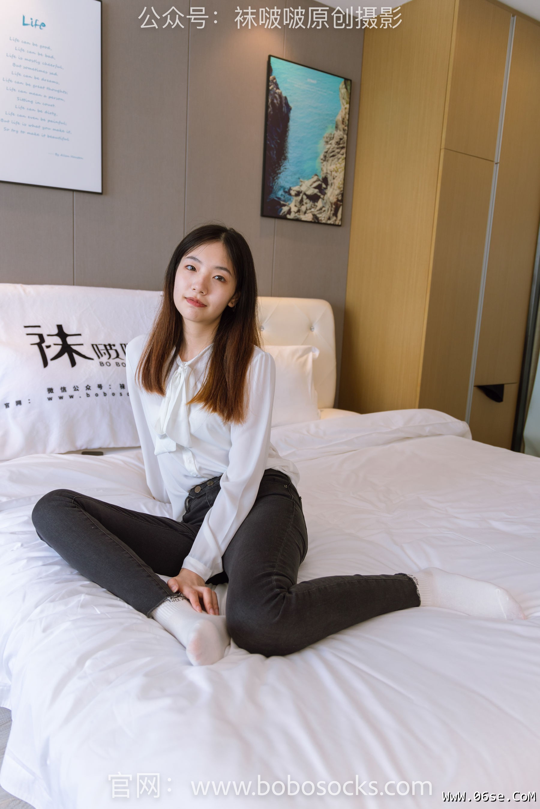 图片[108]-BoBoSocks袜啵啵 No.158 小甜豆-高跟长靴、白棉袜、裸足[136P]-六色网