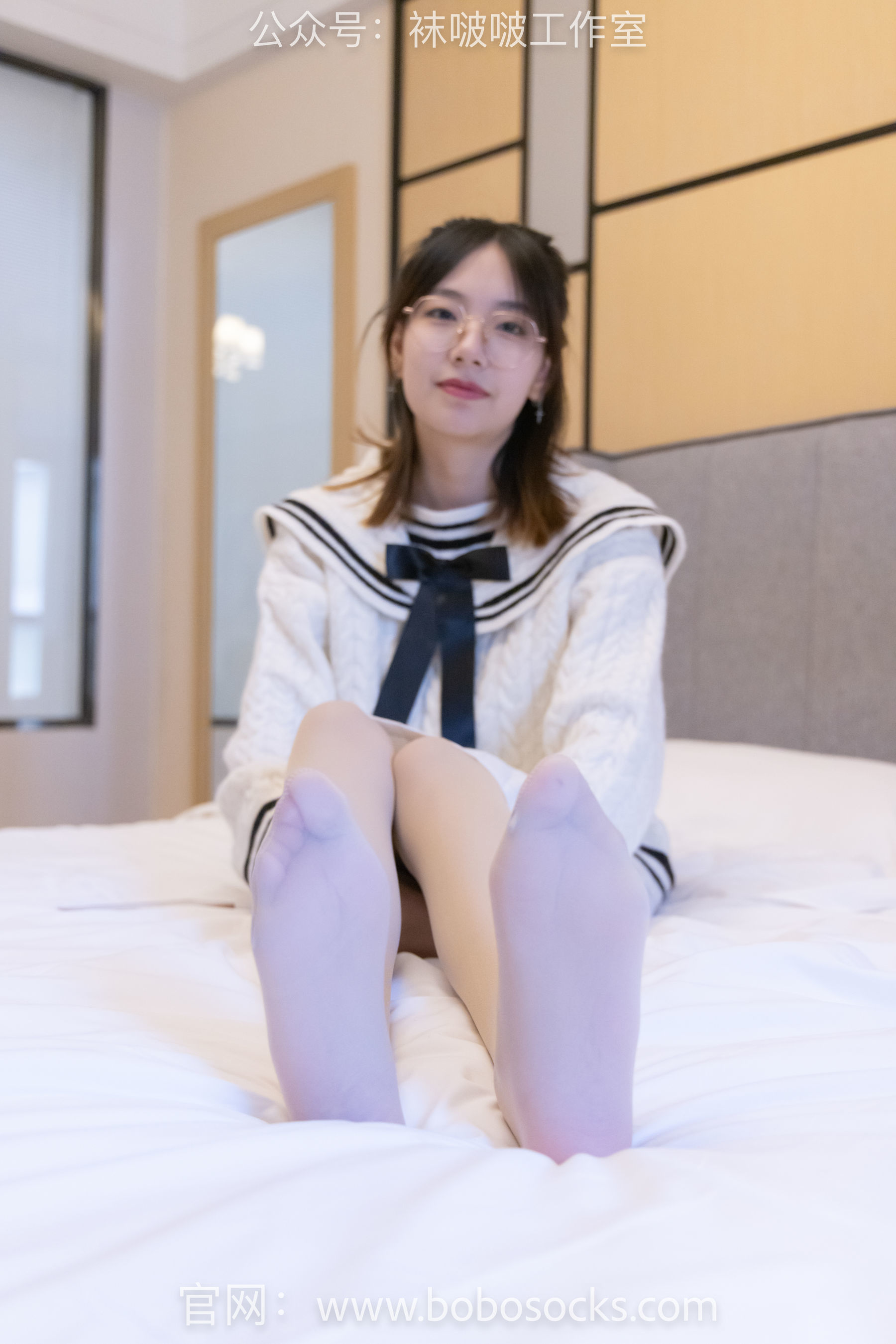 图片[133]-BoBoSocks袜啵啵 No.117 小甜豆-黑皮鞋、厚肉丝[135P]-六色网