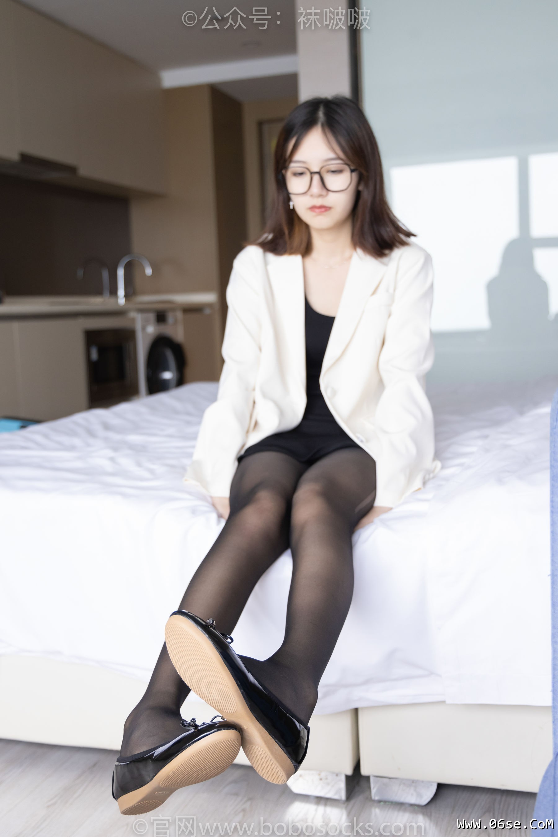 图片[136]-BoBoSocks袜啵啵 No.032 小甜豆-平底鞋、黑丝[140P]-六色网