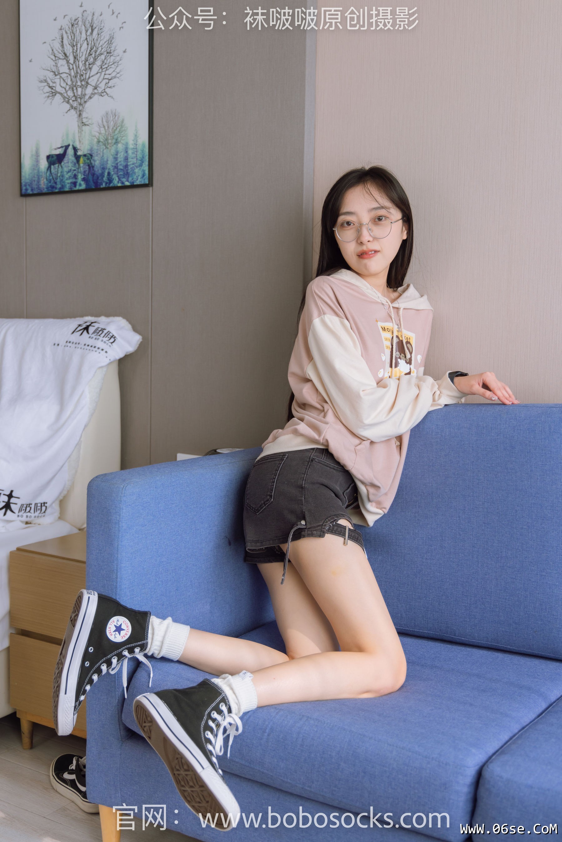 图片[164]-BoBoSocks袜啵啵 No.143 稚予-匡威板鞋、vans帆布鞋、两双白棉袜[166P]-六色网