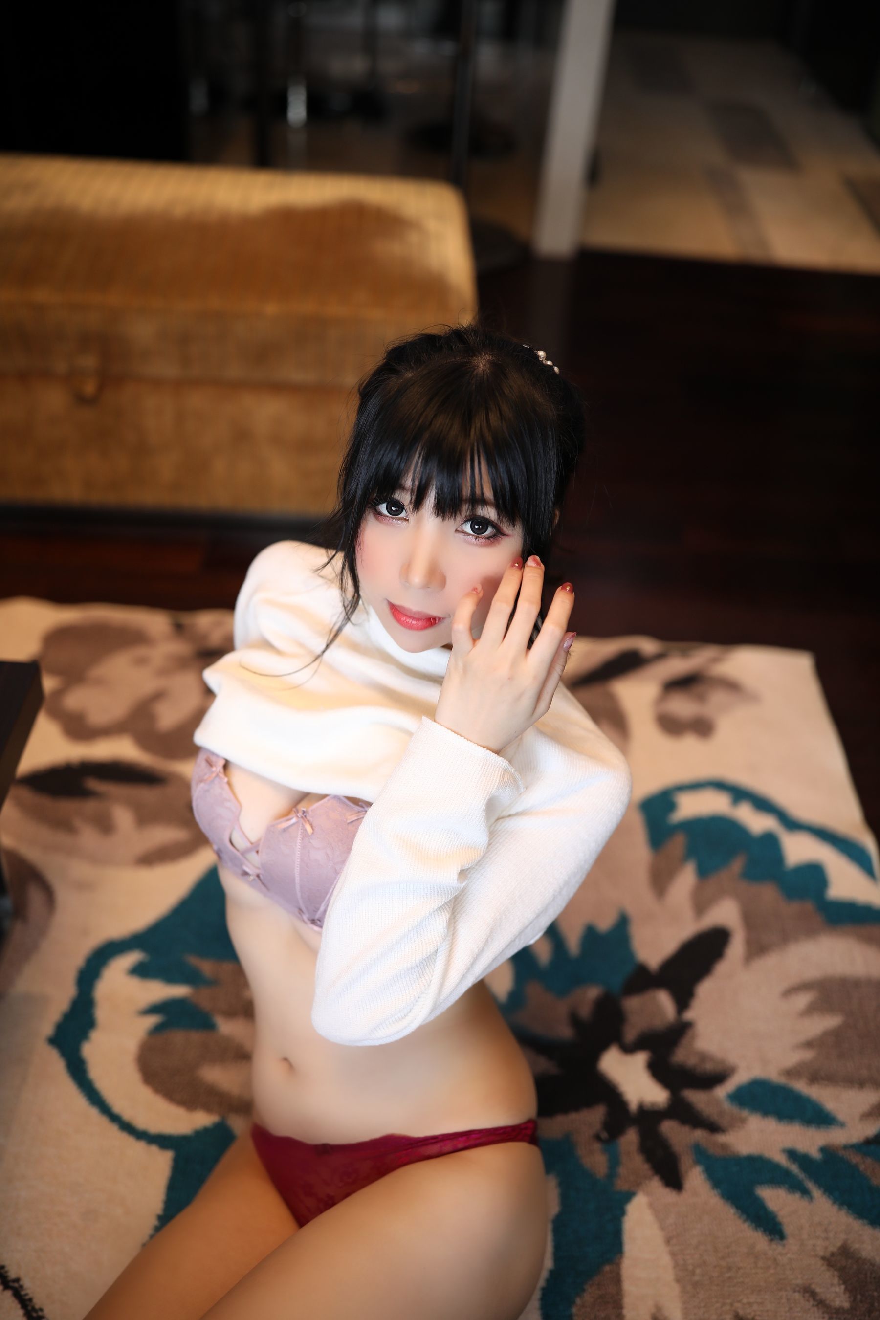图片[69]-二次元巨乳美女鹿野希 单马尾眼镜娘[101P]-六色网