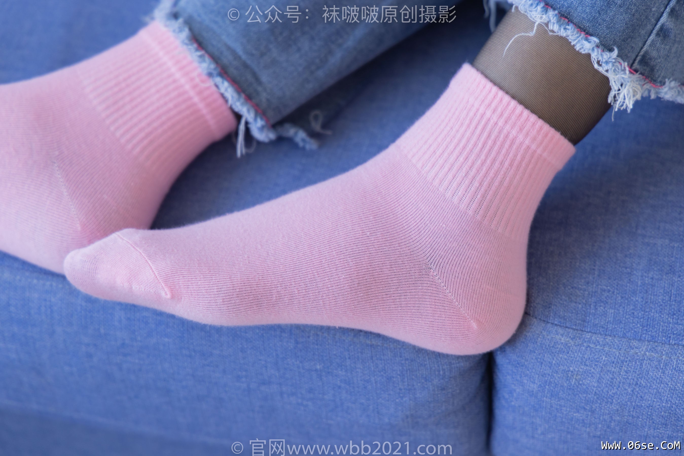 图片[89]-BoBoSocks袜啵啵 No.317 小甜豆 -运动鞋、可拆卸牛仔裤、粉色棉袜、黑丝、裤里丝[140P]-六色网