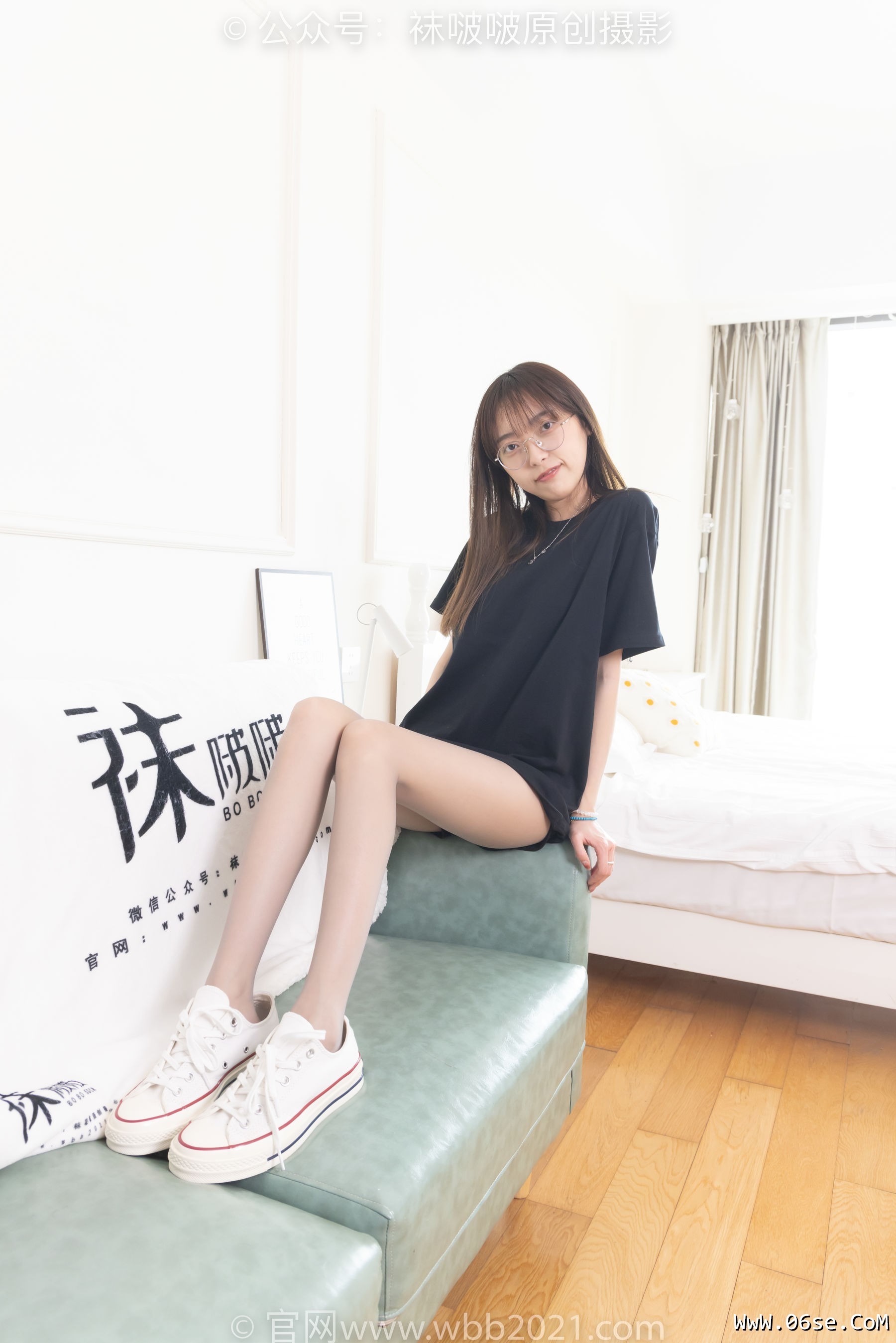 图片[58]-BoBoSocks袜啵啵 No.379 稚予 -板鞋、灰丝[140P]-六色网