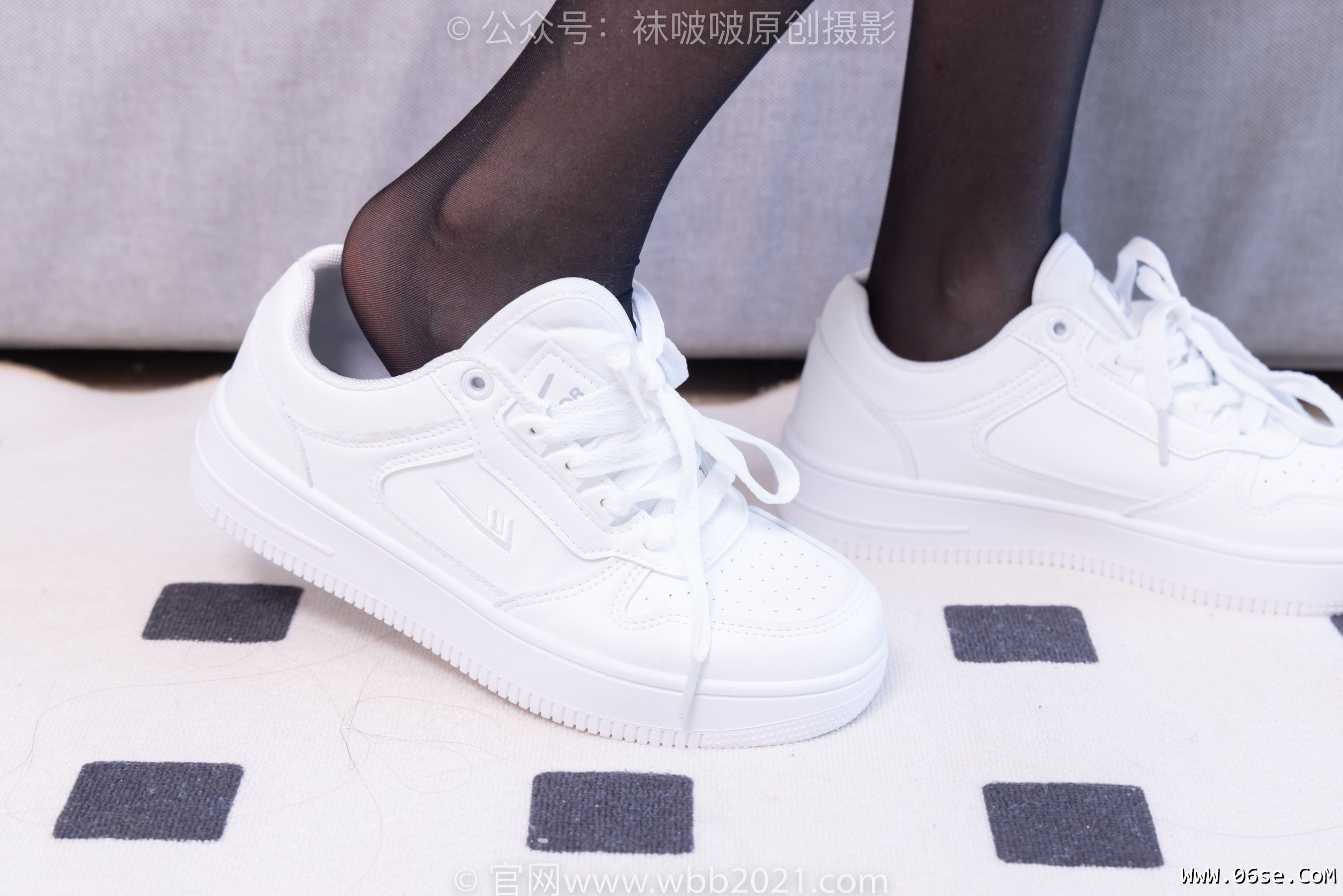 图片[67]-BoBoSocks袜啵啵 No.407 稚予 -板鞋、黑丝[140P]-六色网